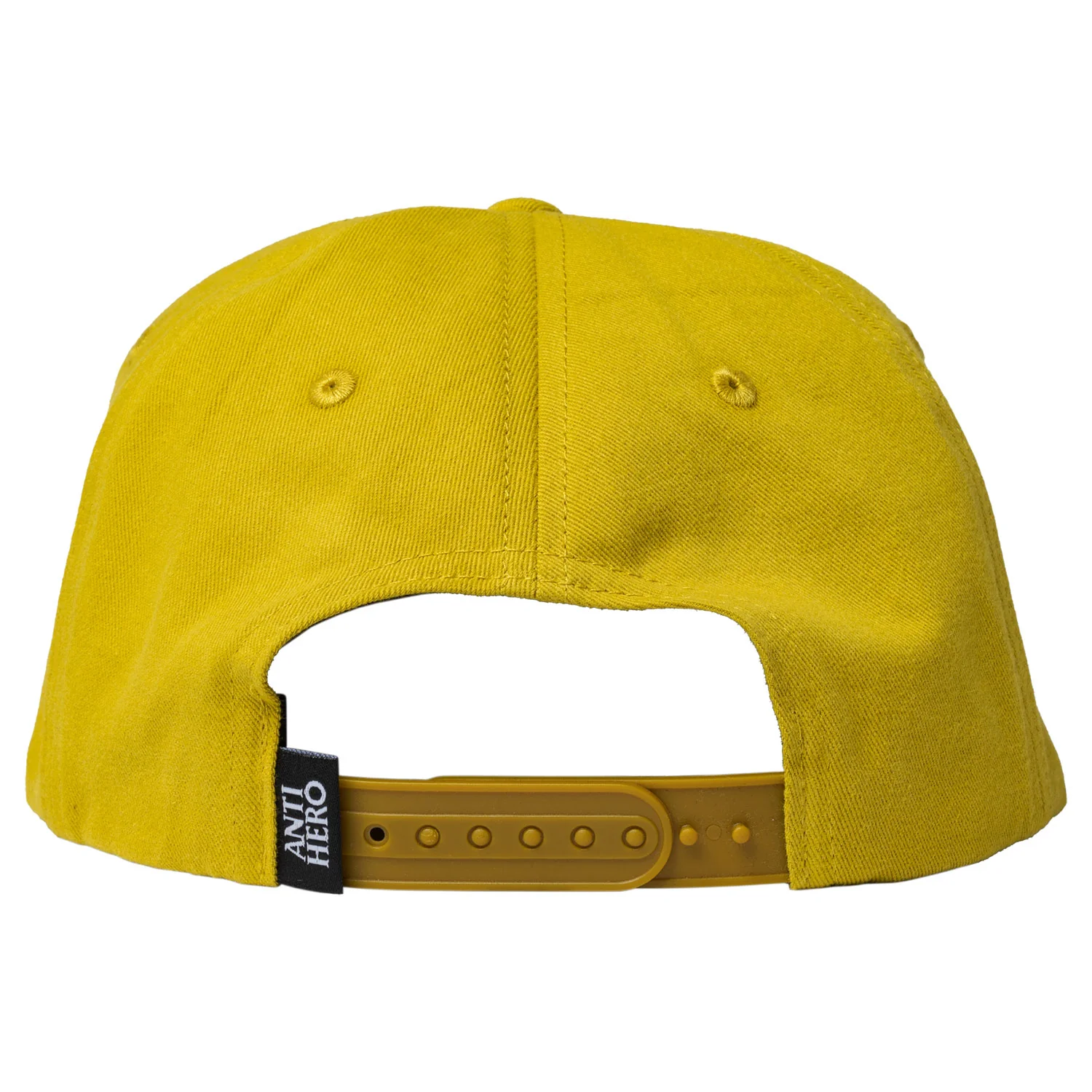 Anti Hero Skateboards Hat Basic Pigeon Round Snapback Mustard - Image 2