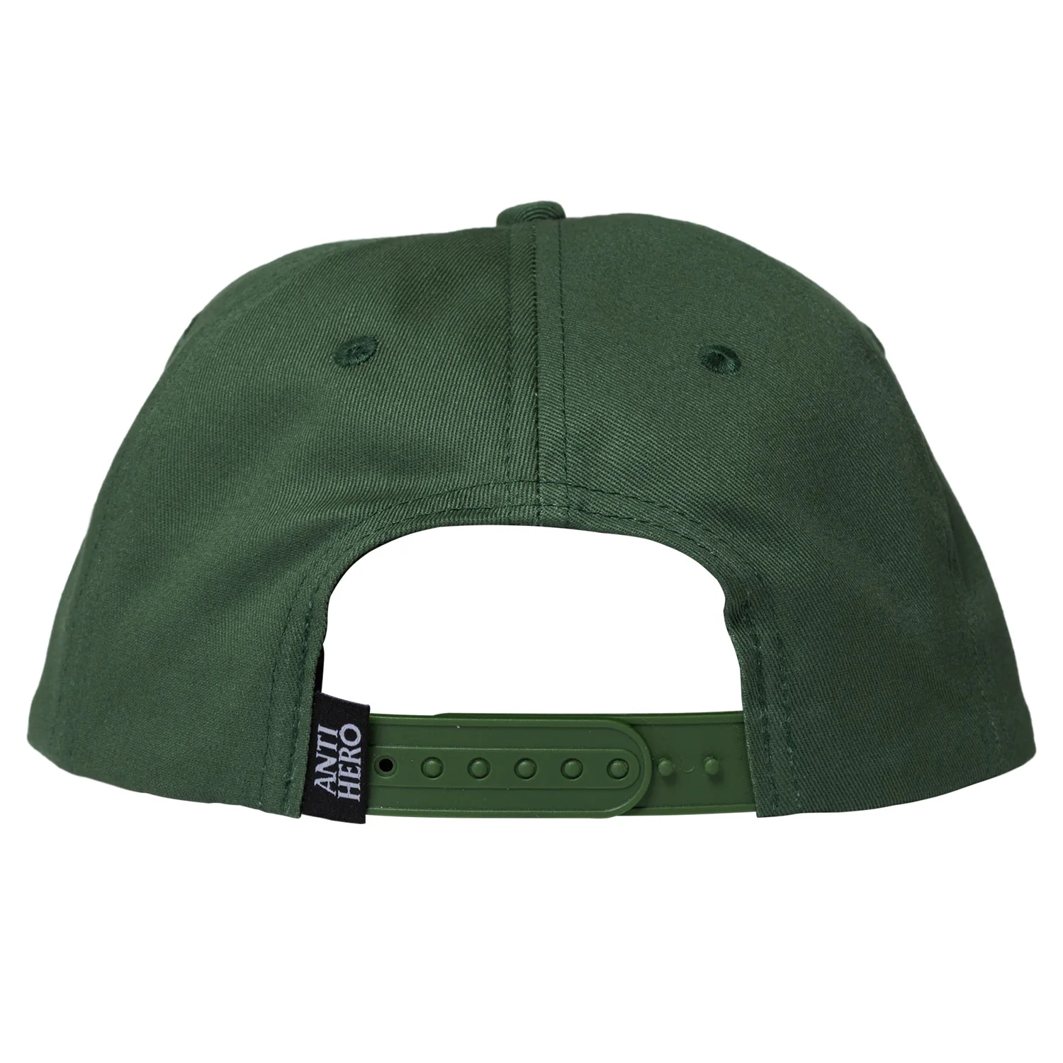 Anti Hero Skateboards Hat Basic Pigeon Snapback Forest Green - Image 2