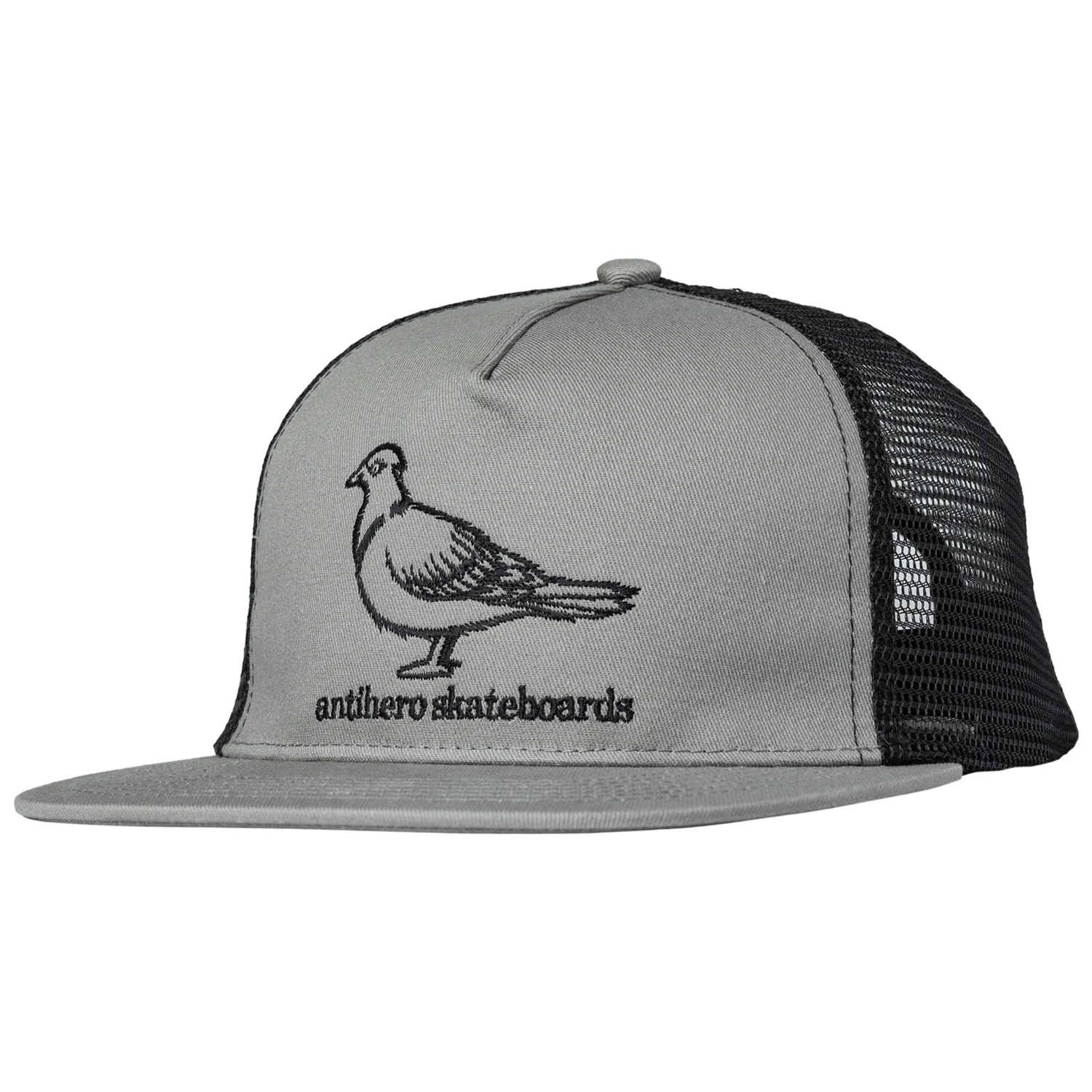Anti Hero Skateboards Hat Basic Pigeon Snapback Sliver/Black