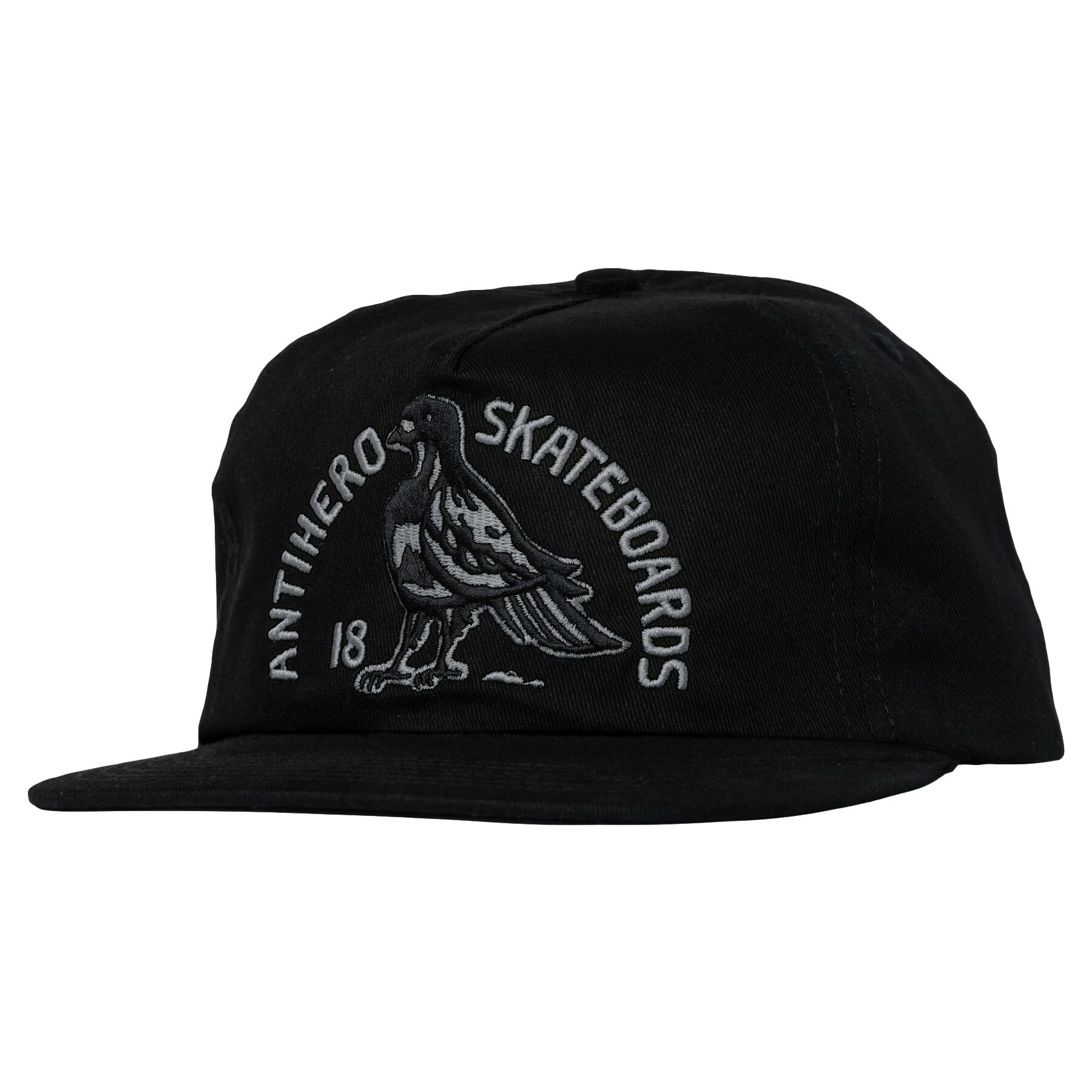 Anti Hero Skateboards Hat Clubhouse Snapback Black