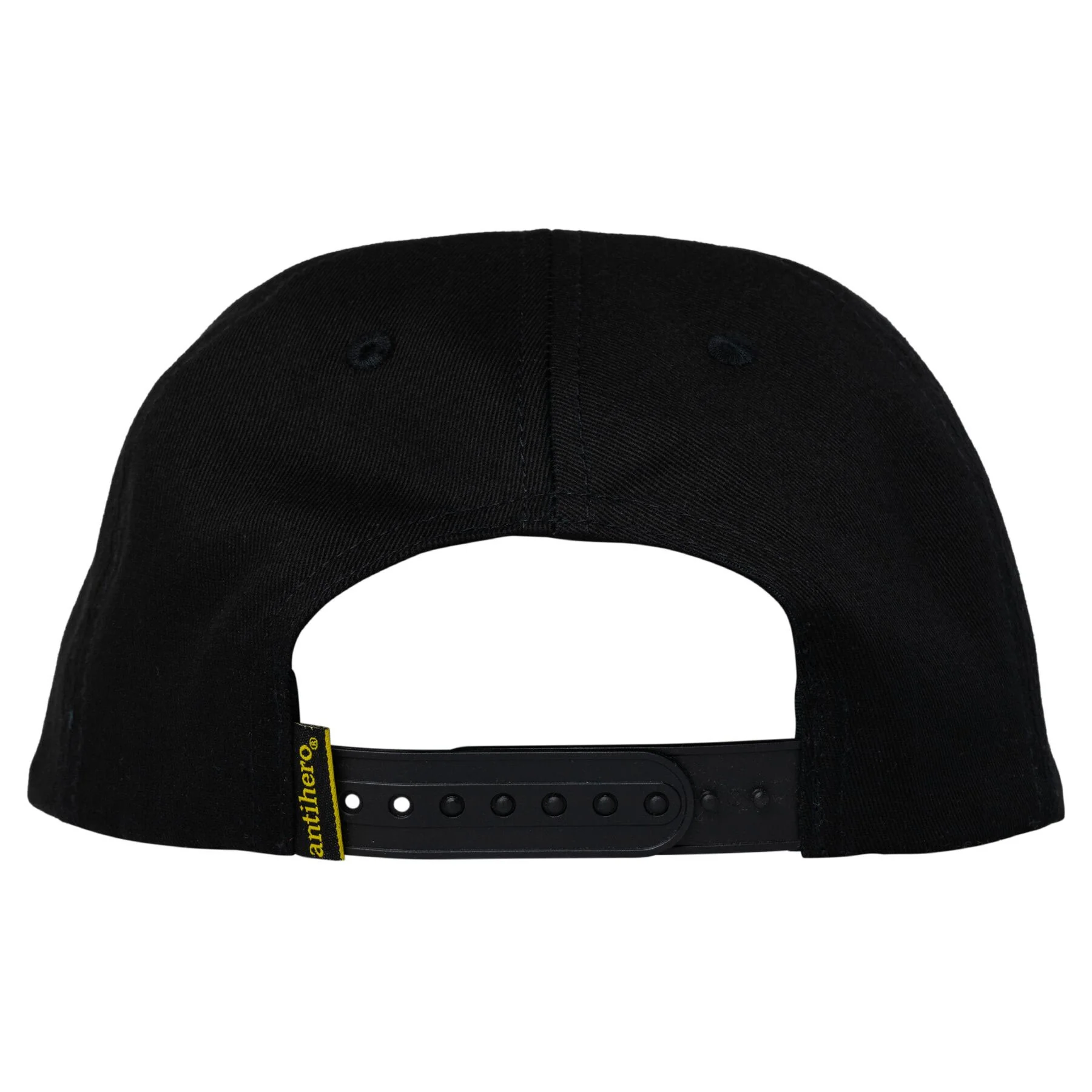 Anti Hero Skateboards Hat Clubhouse Snapback Black - Image 2