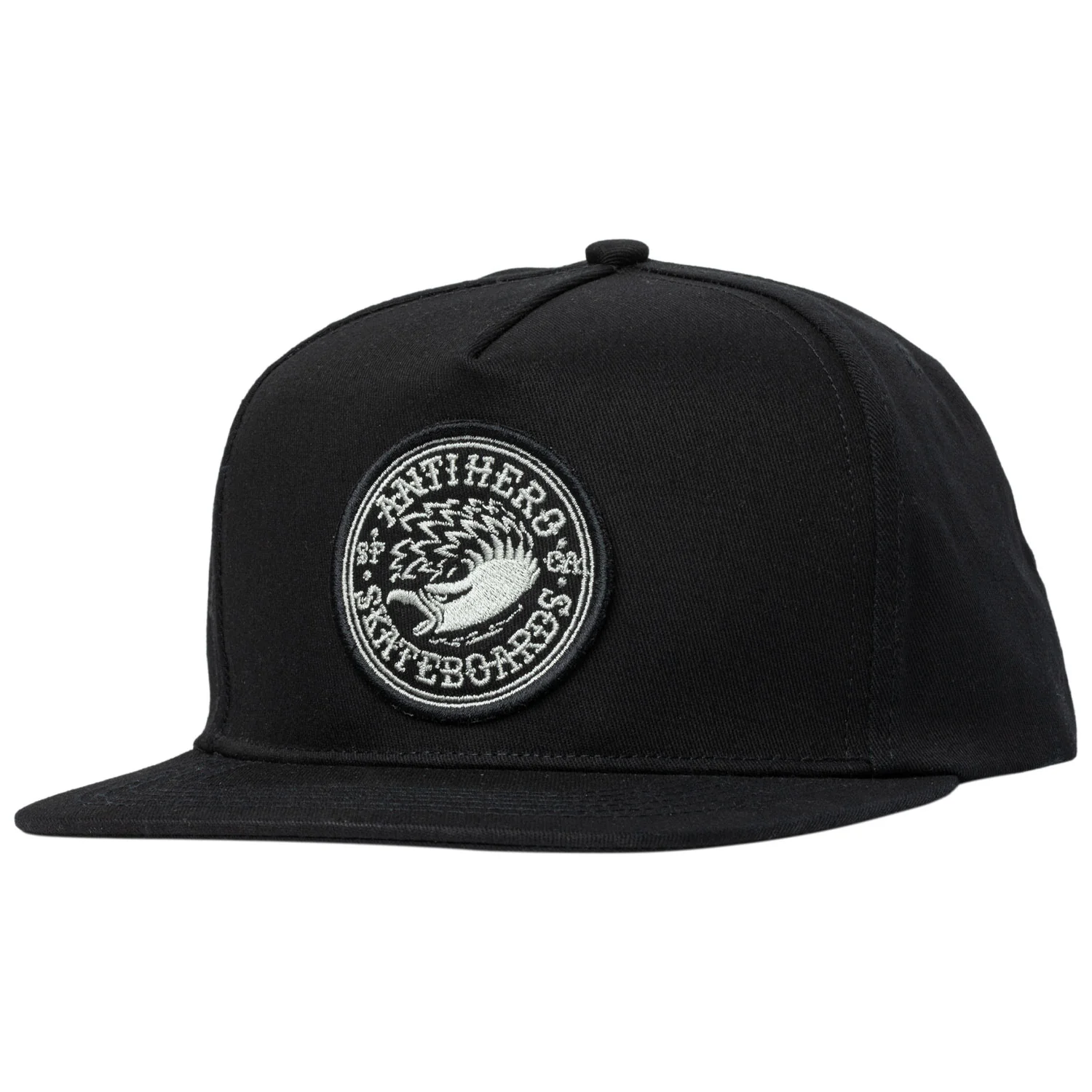 Anti Hero Skateboards Hat Eagle Round Snapback Black/Charcoal