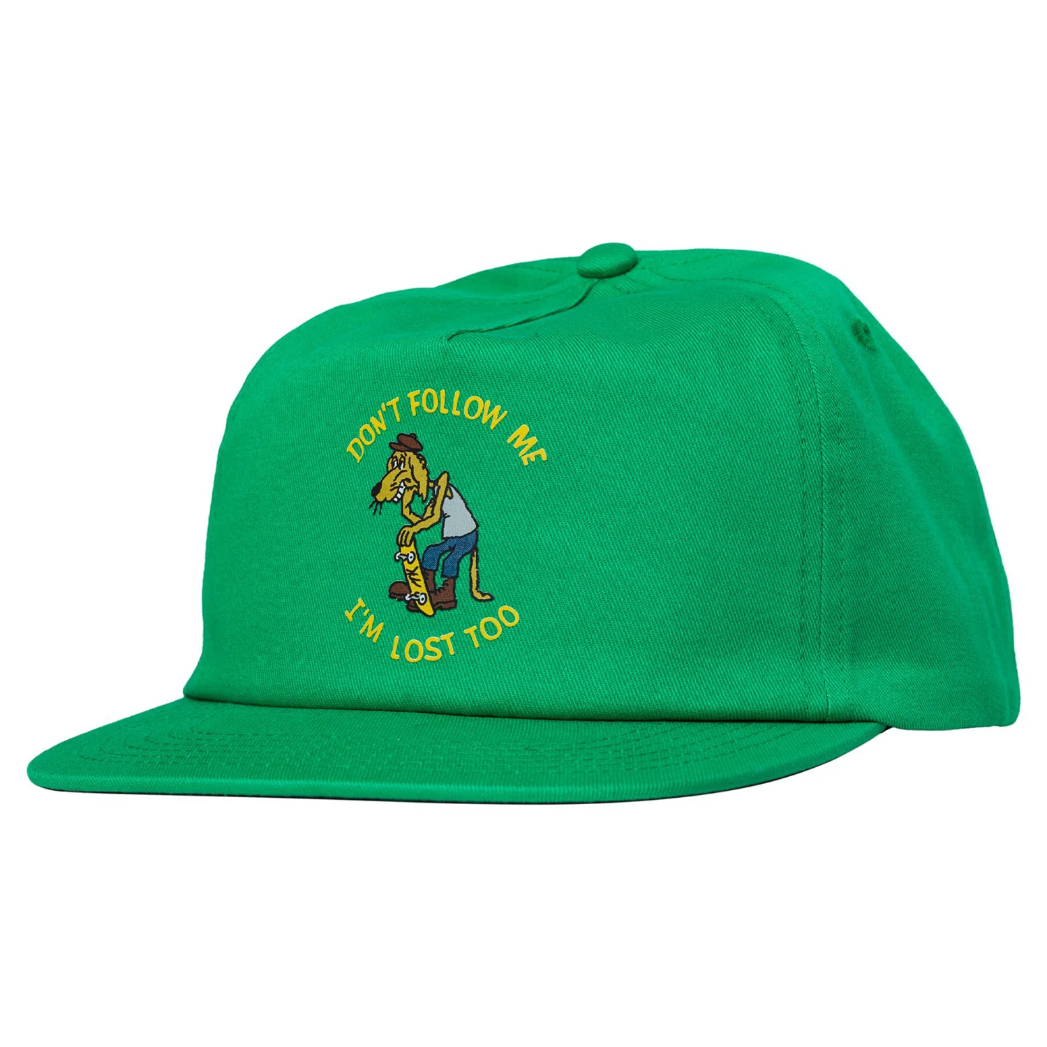 Anti Hero Skateboards Hat Jalopi I'm Lost Too Snapback Green