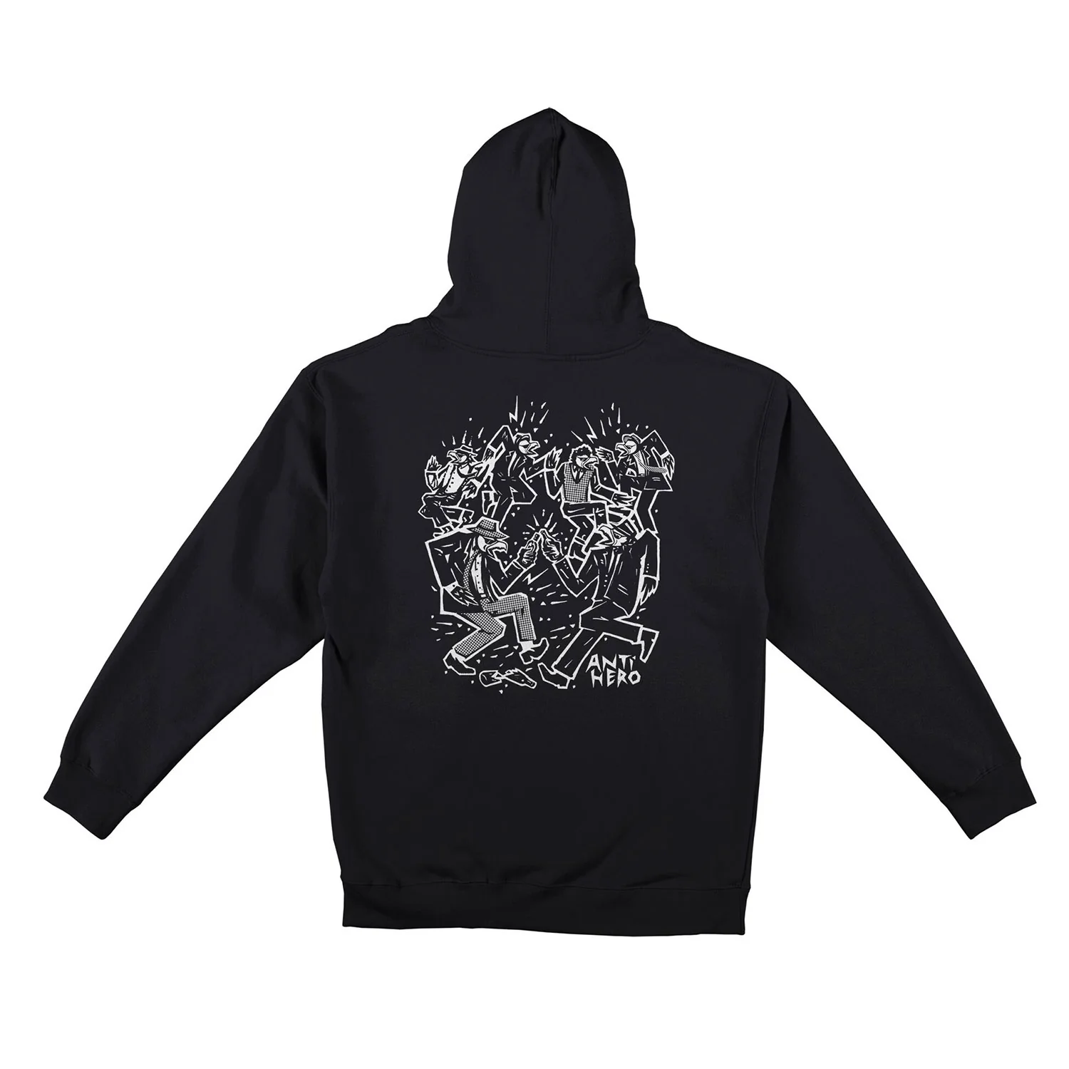 Anti Hero Skateboards Hoody Ruder Bwoys Pullover Black/White