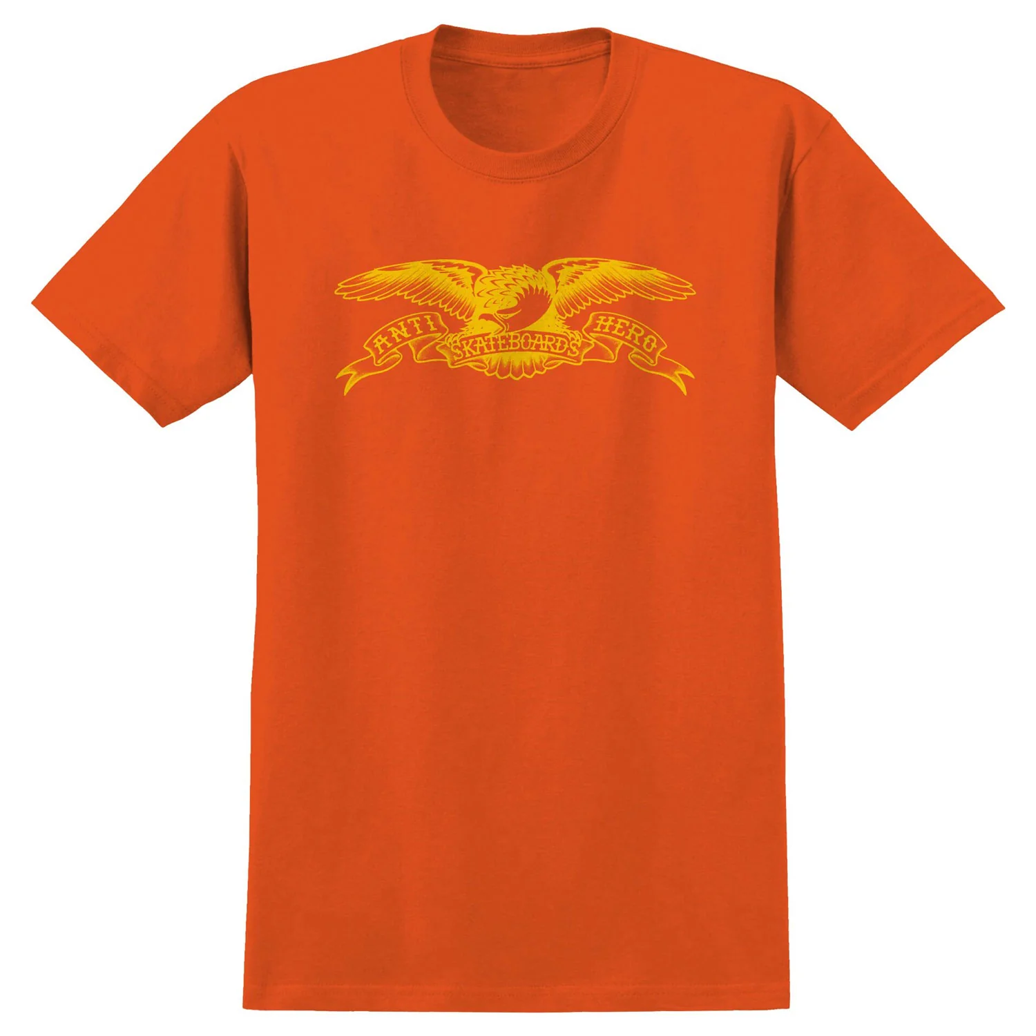 Anti Hero Skateboards Shirt Basic Eagle Orange/Yellow