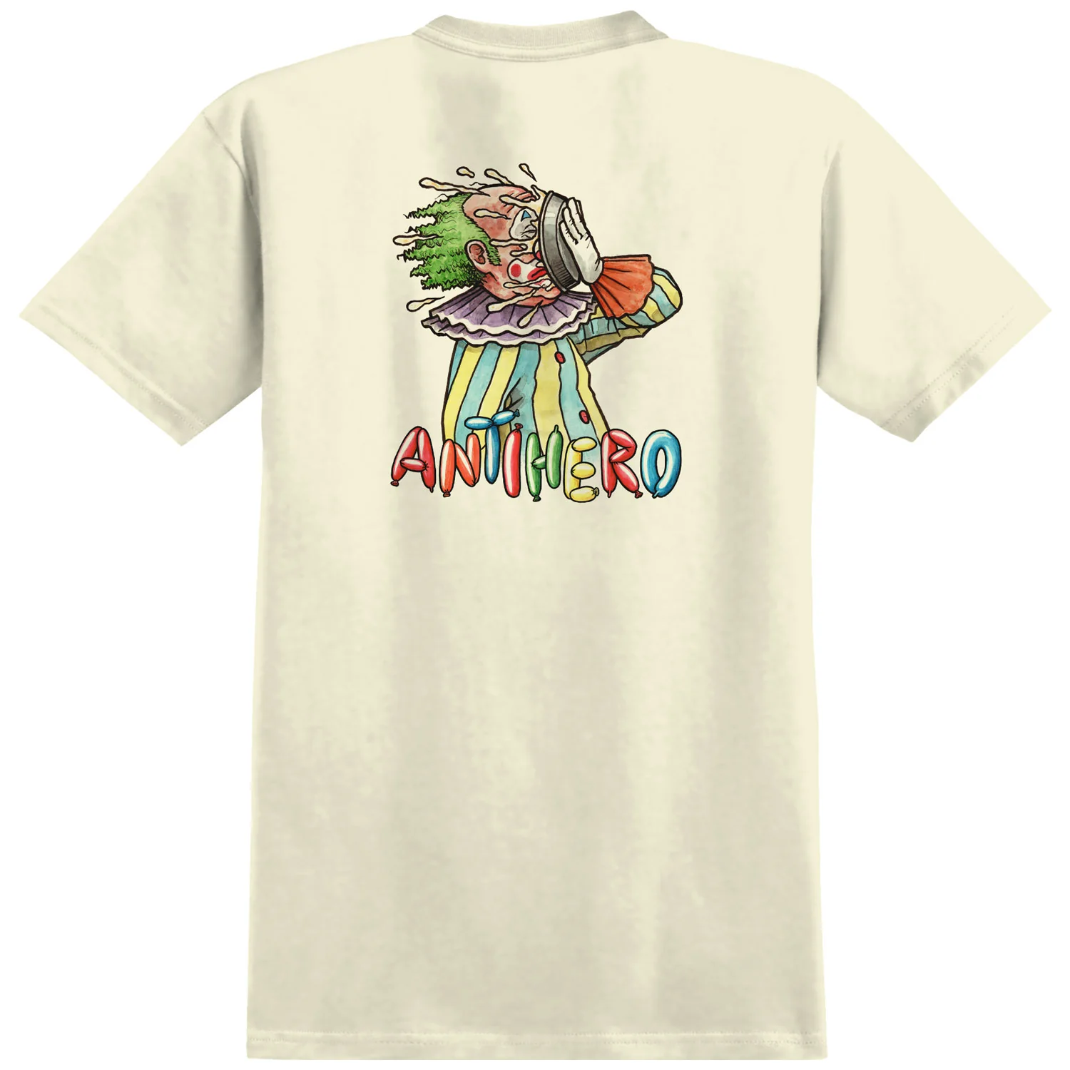 Anti Hero Skateboards Shirt Bozos Cream
