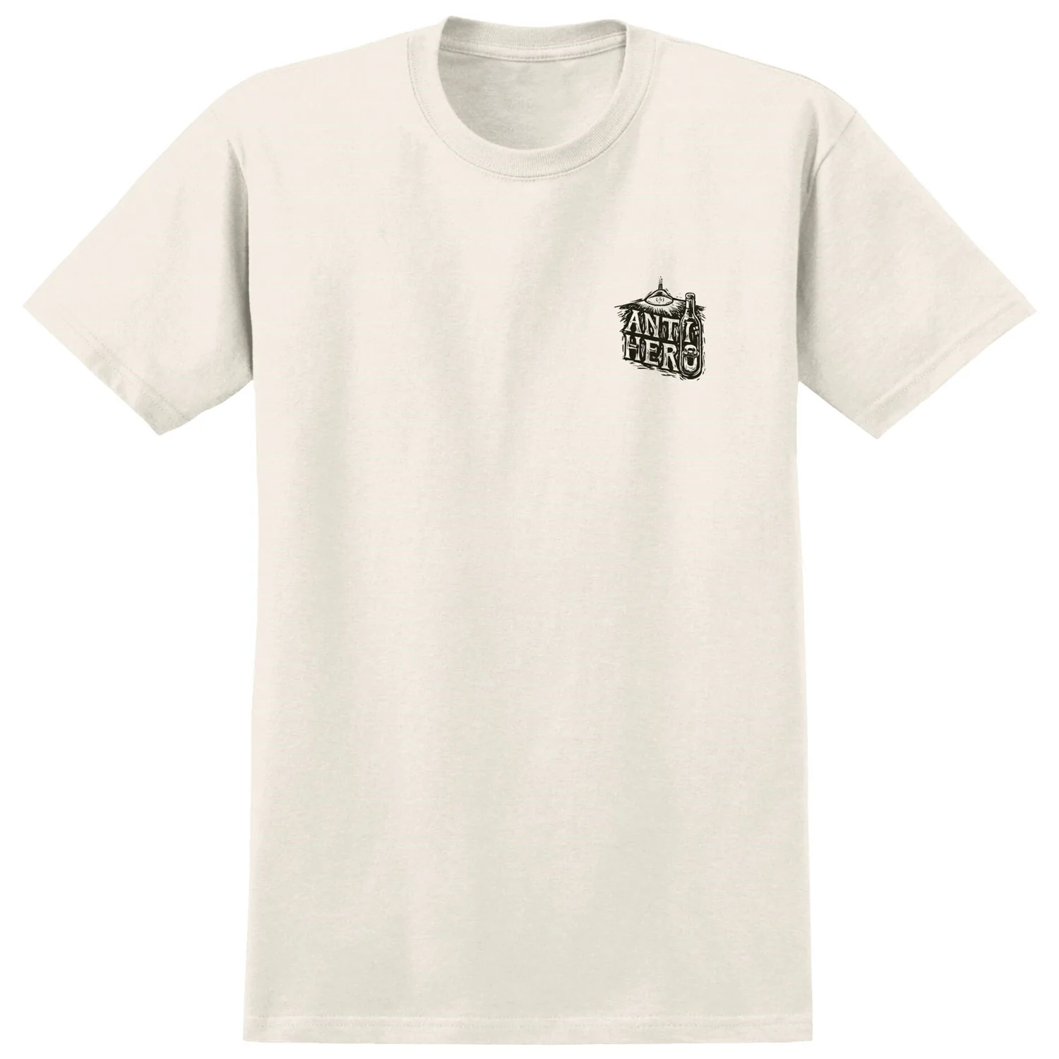 Anti Hero Skateboards Shirt Carnales Blanco Cream/Black - Image 2