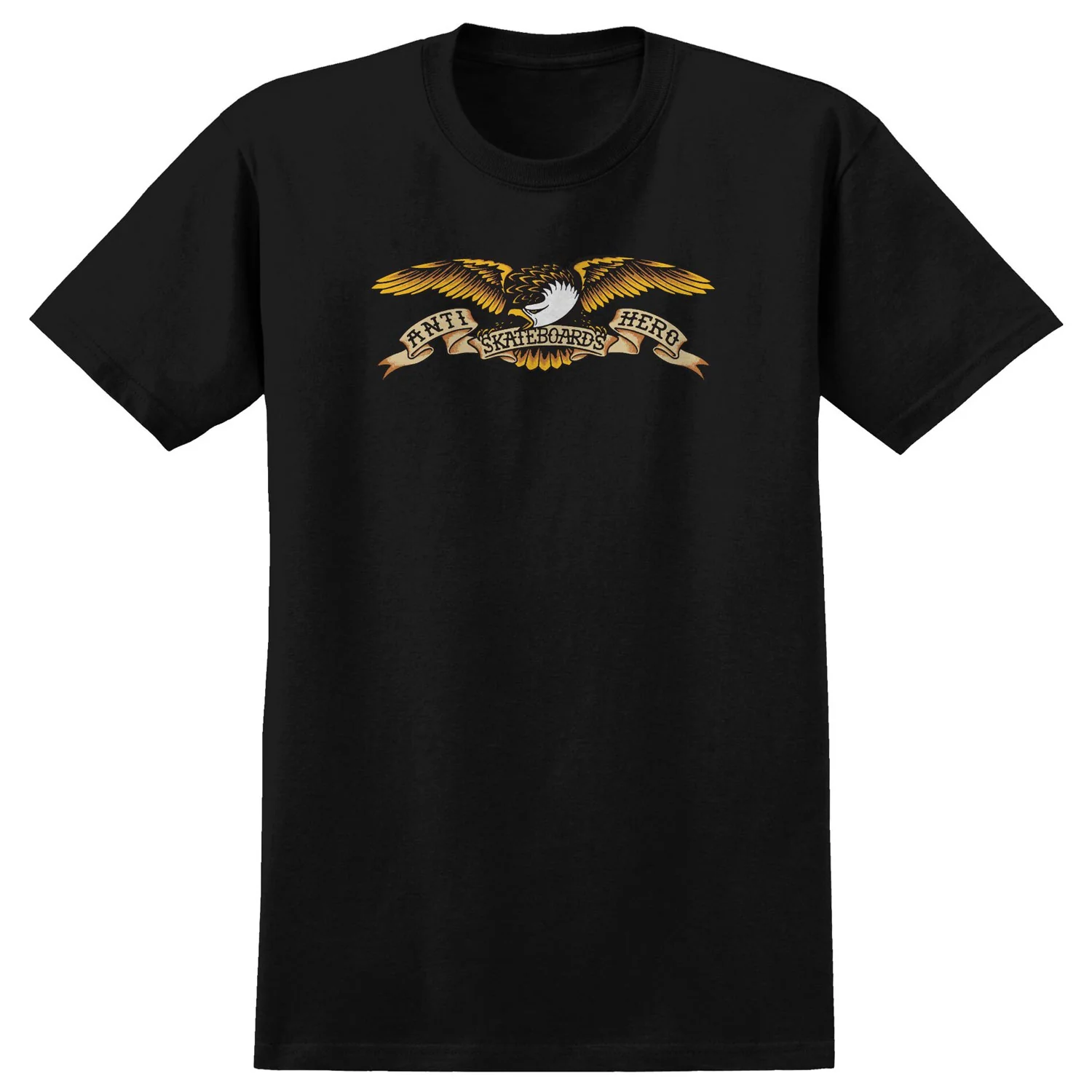 Anti Hero Skateboards Shirt Eagle Black/Black Black