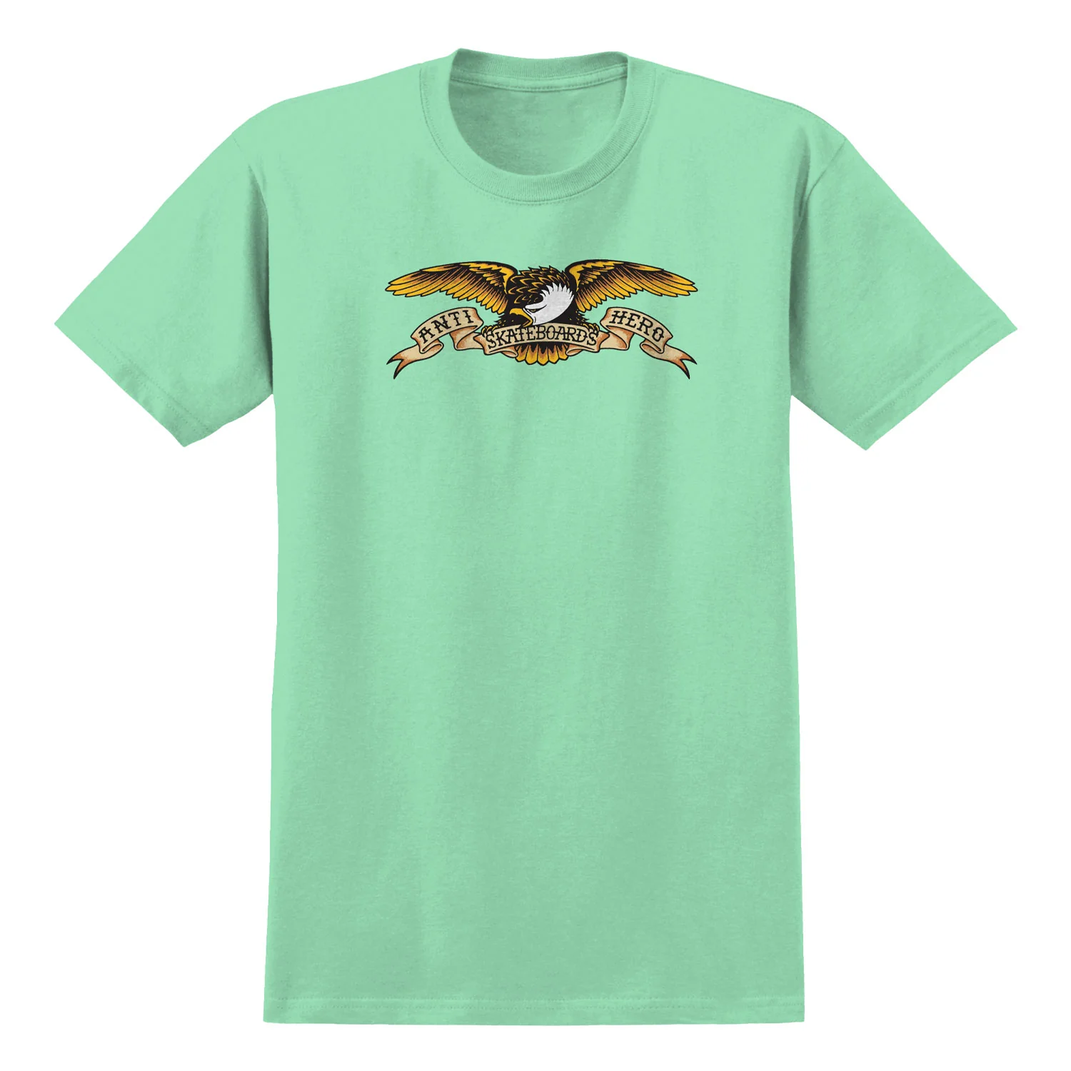 Anti Hero Skateboards Shirt Eagle Mint Green/Black