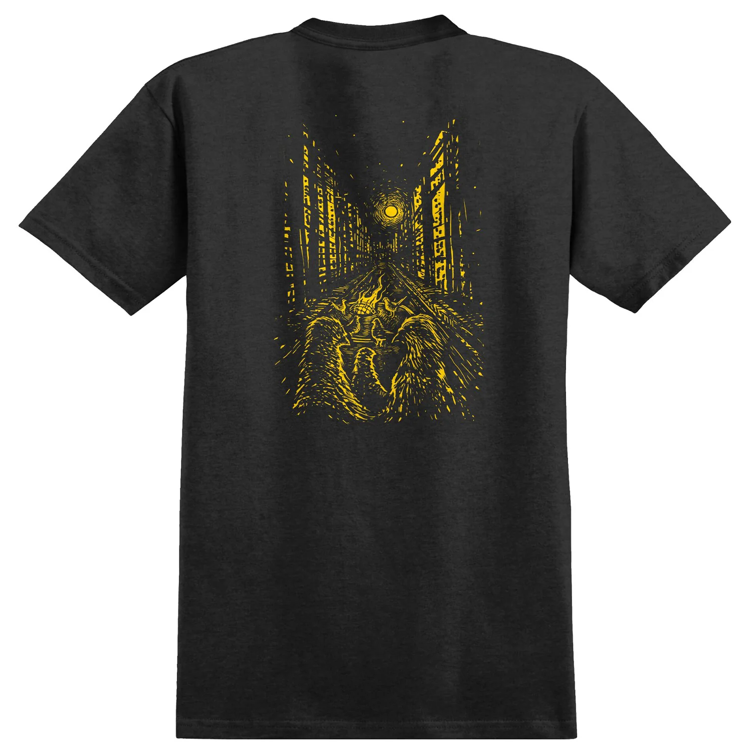 Anti Hero Skateboards Shirt Fireside Heather Asphalt