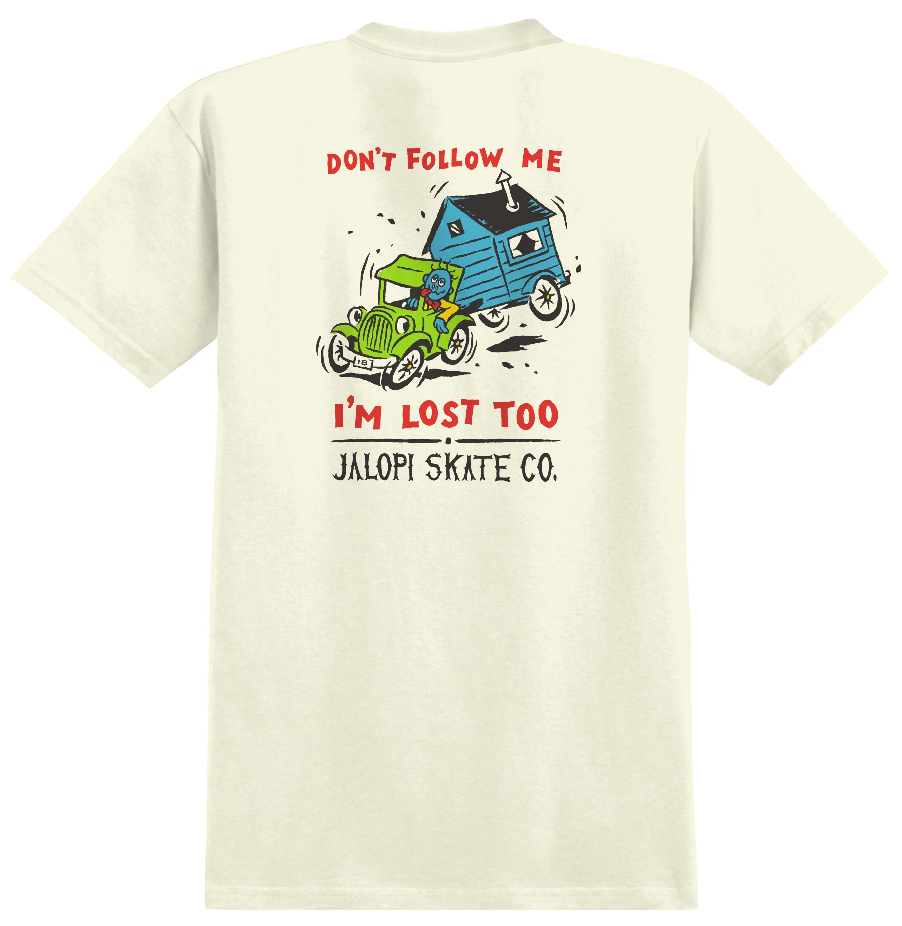 Anti Hero Skateboards Shirt Jalopi Returns Cream