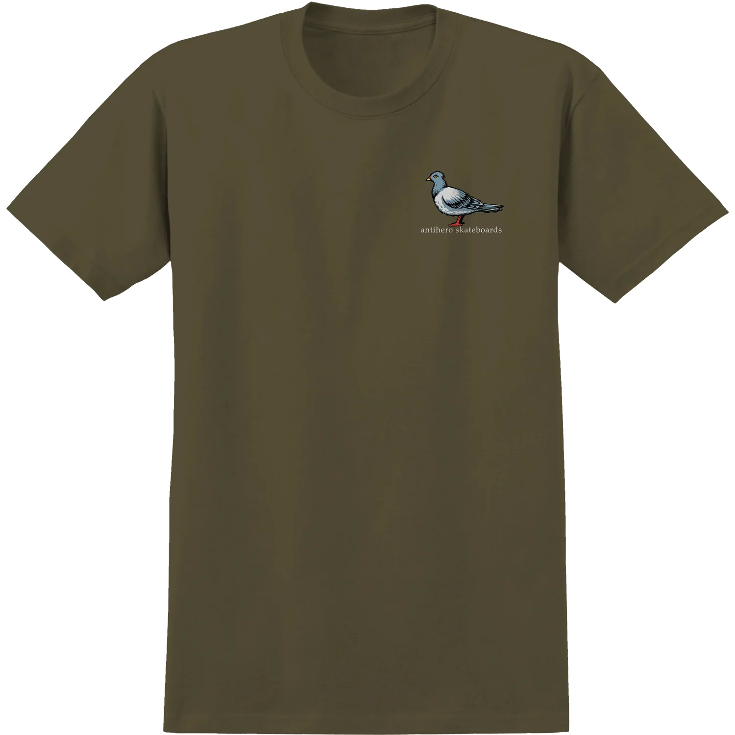 Anti Hero Skateboards Shirt Lil Pigeon Safari Green