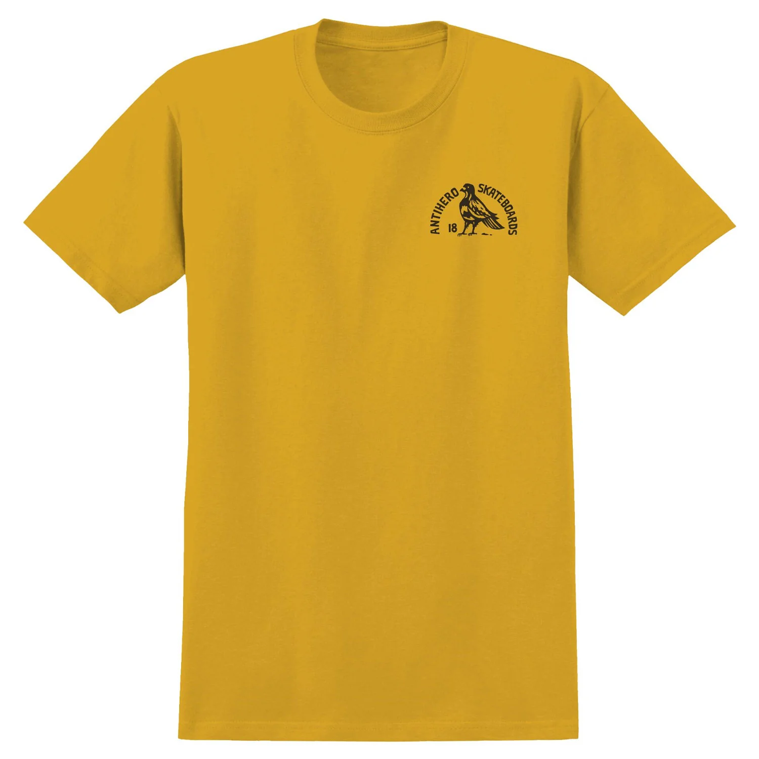 Anti Hero Skateboards Shirt Rock Dove Mustard Heather - Image 2