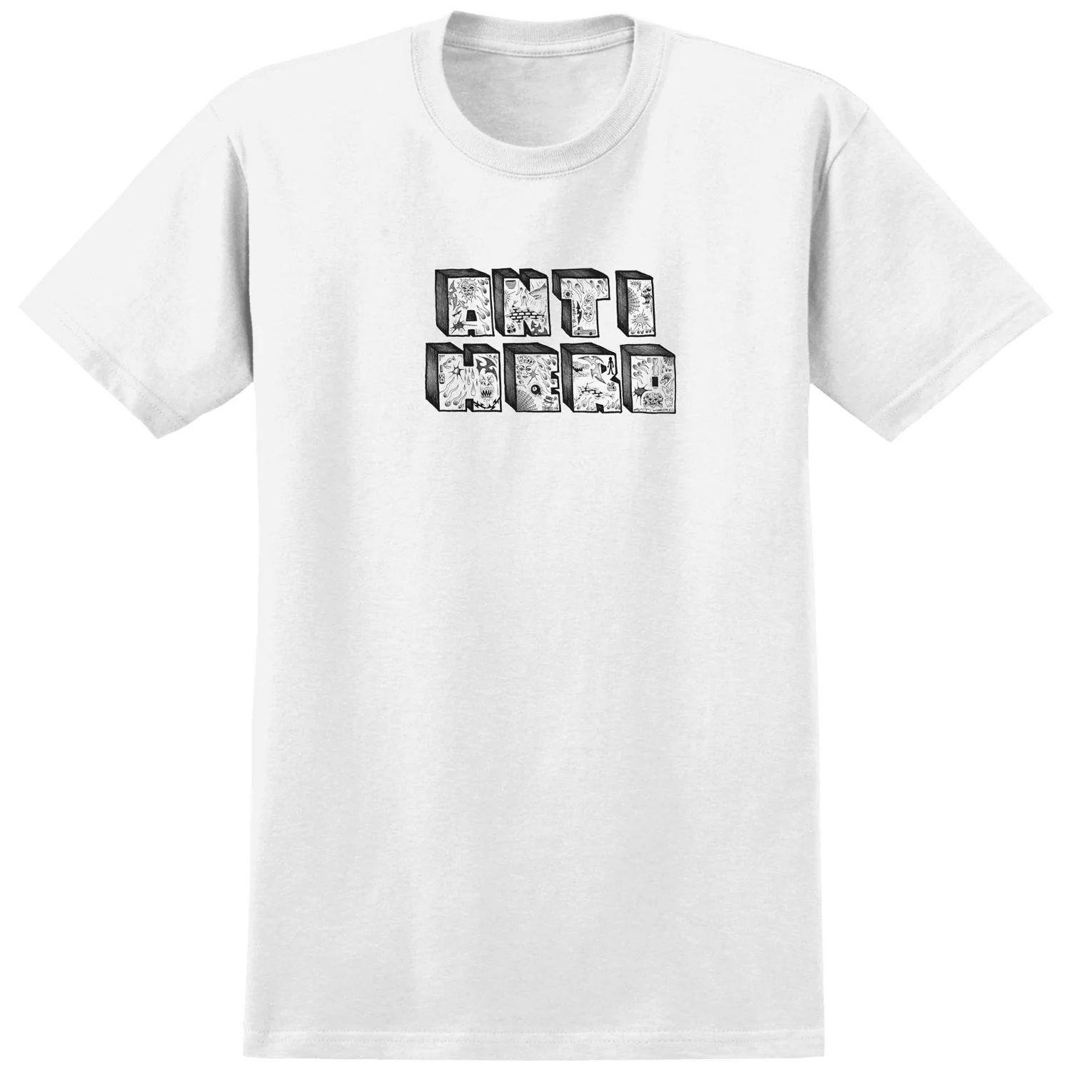 Anti Hero Skateboards Shirt Stacked White/Black