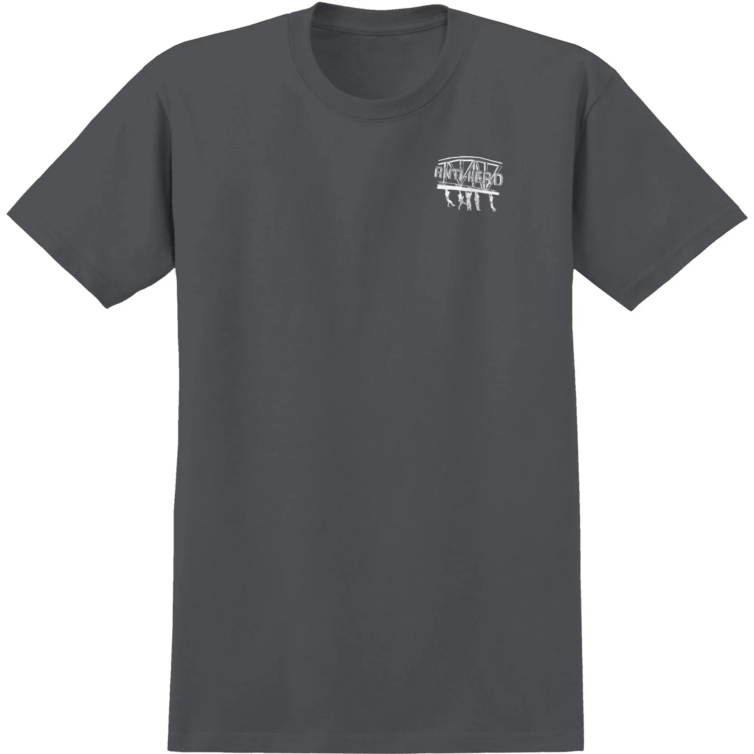 Anti Hero Skateboards Shirt Still Believe Charcoal - Image 2
