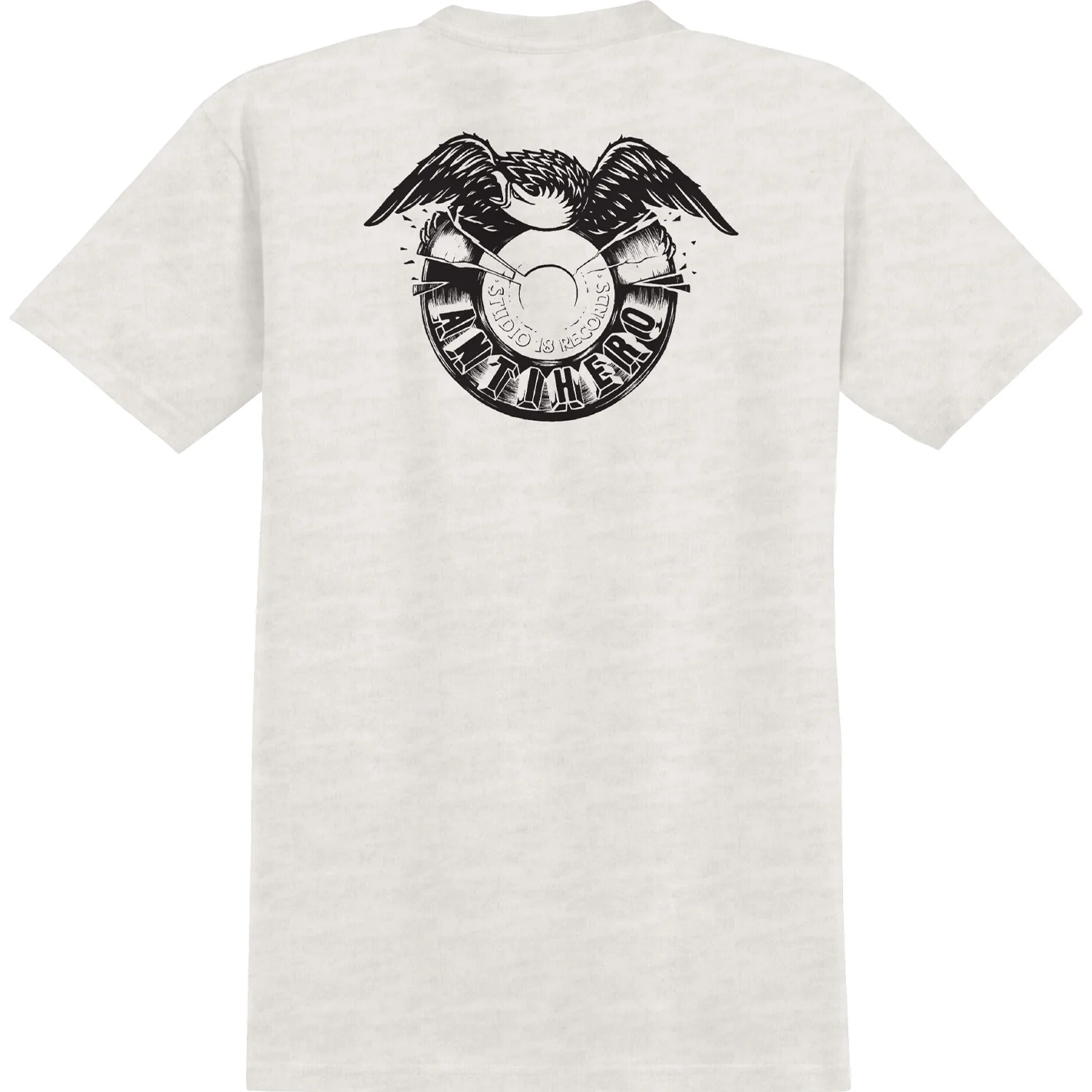 Anti Hero Skateboards Shirt Studio 18 Heather Bone