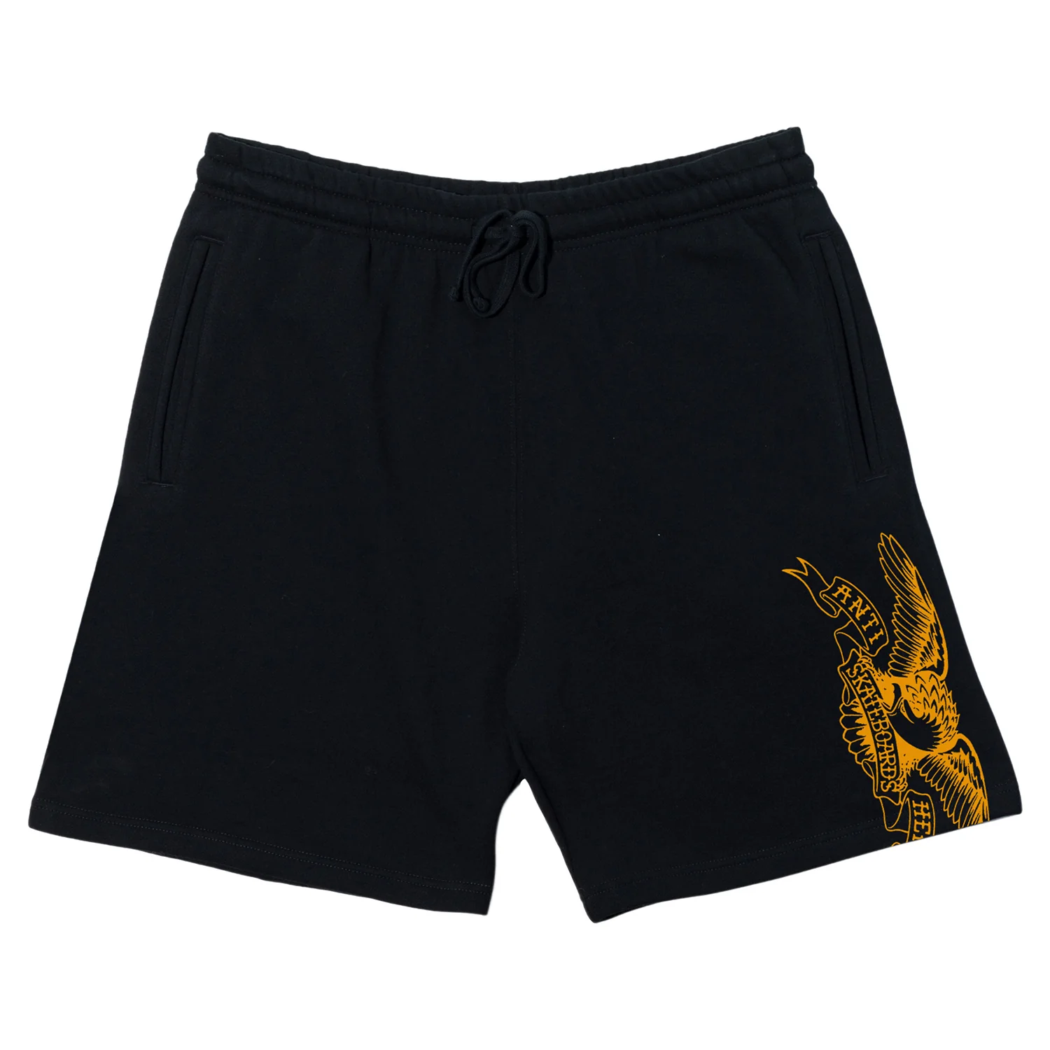 Anti Hero Skateboards Shorts Basic Eagle Black/Yellow