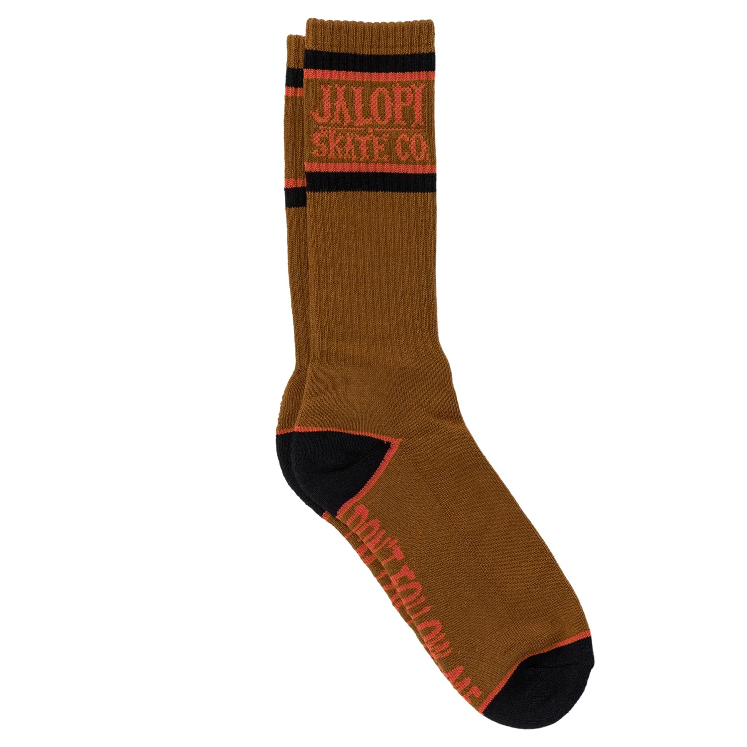 Anti Hero Skateboards Socks Jalopi I'm Lost Too Brown/Orange/Black