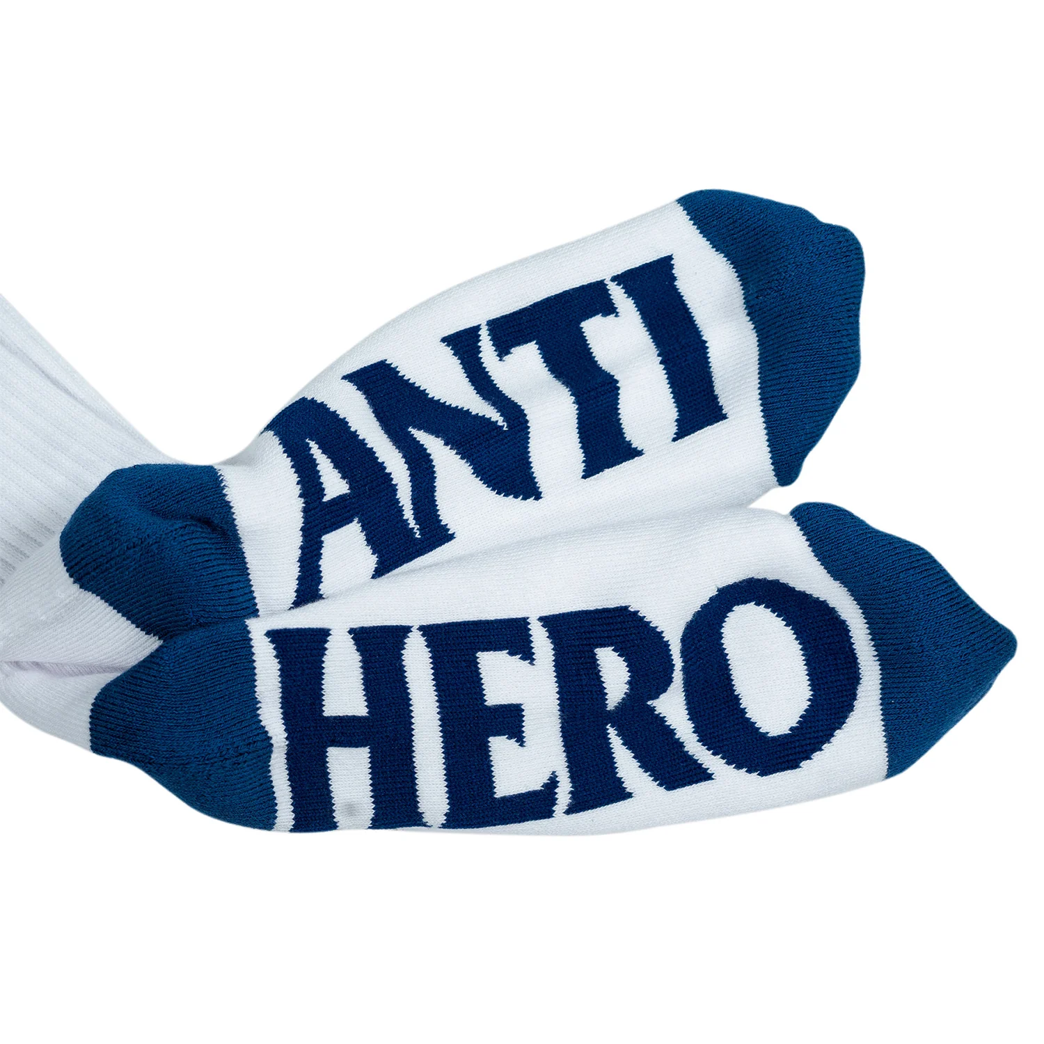 Anti Hero Skateboards Socks Sock White/Navy/Cyan - Image 2
