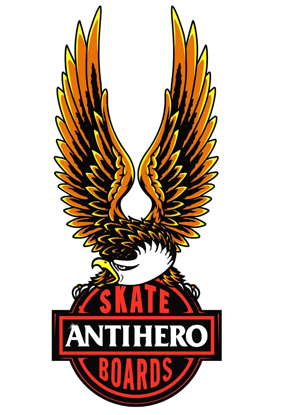 Anti Hero Sticker Nothings Free Ramp Sticker large 5" x 10.5"