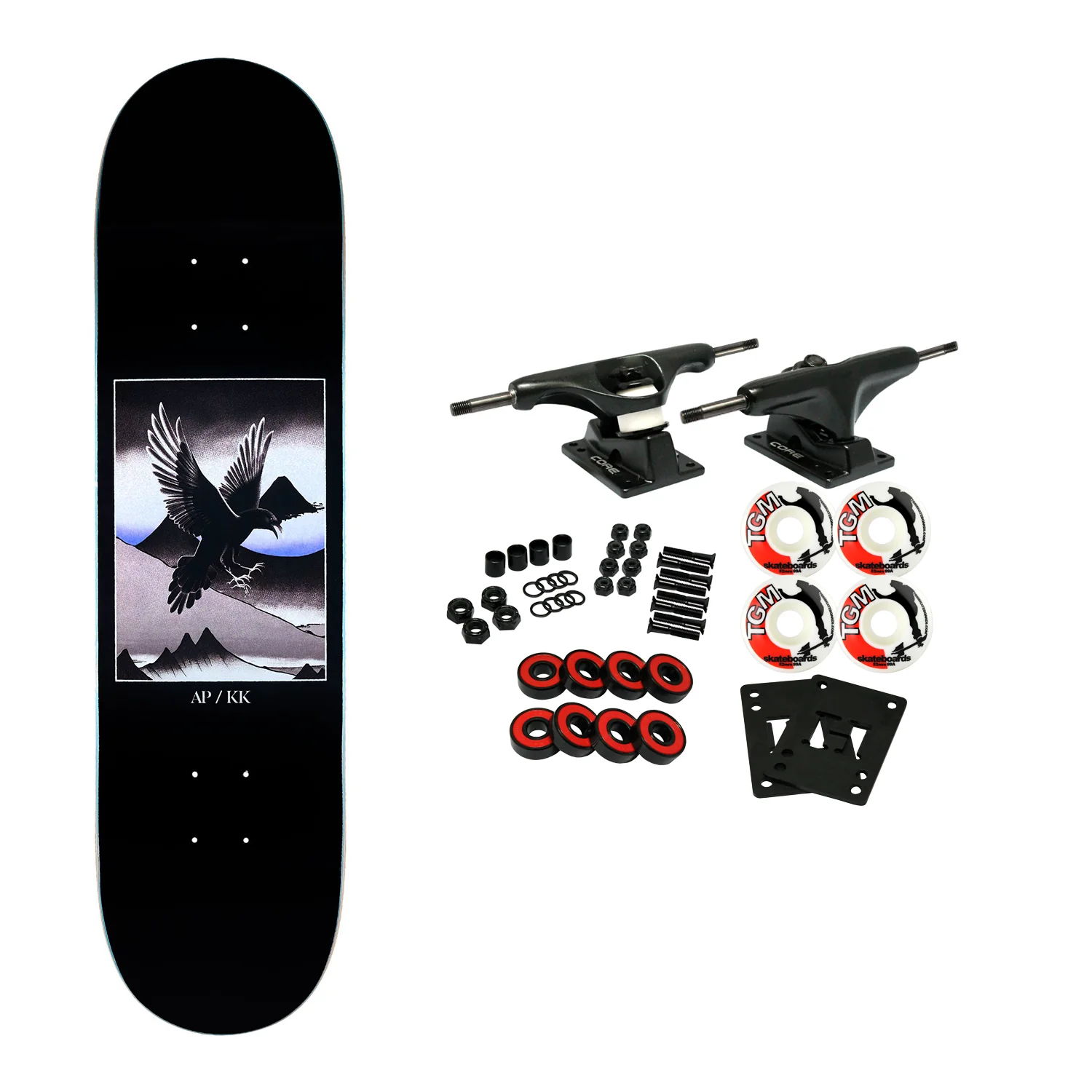 April Skateboard Complete Kai Kishi Yatagarasu 8.25" x 31.92"