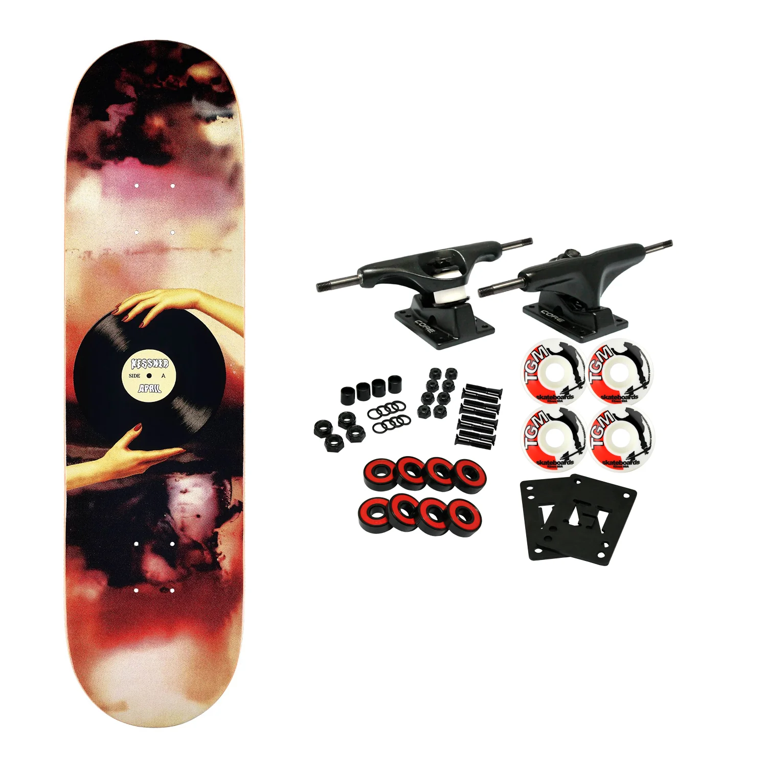 April Skateboard Complete Ronnie Kessner Record 8.5" x 32.2"