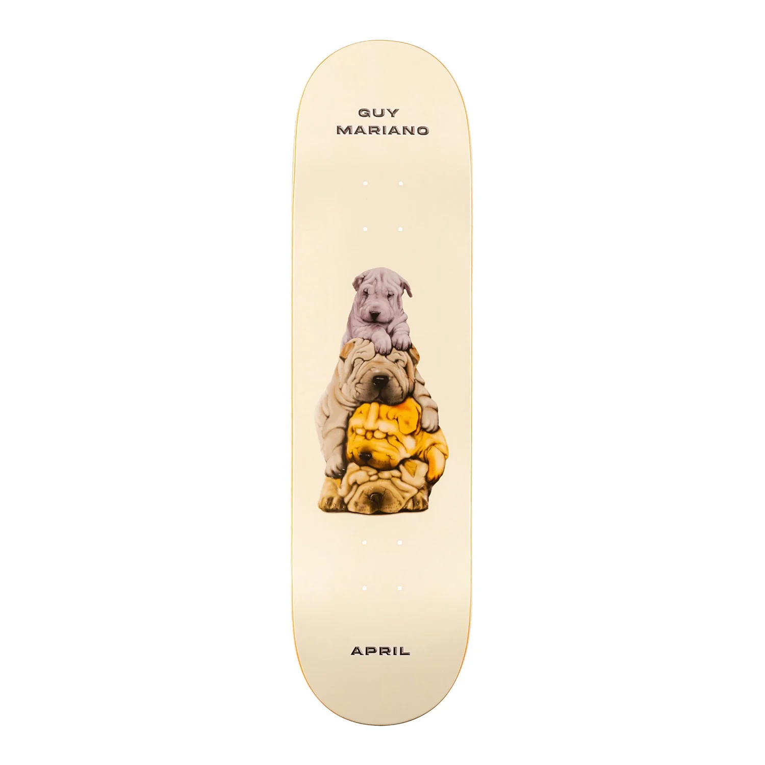 April Skateboard Deck Guy Mariano The Dogs Multi 8.38" x 32.12"