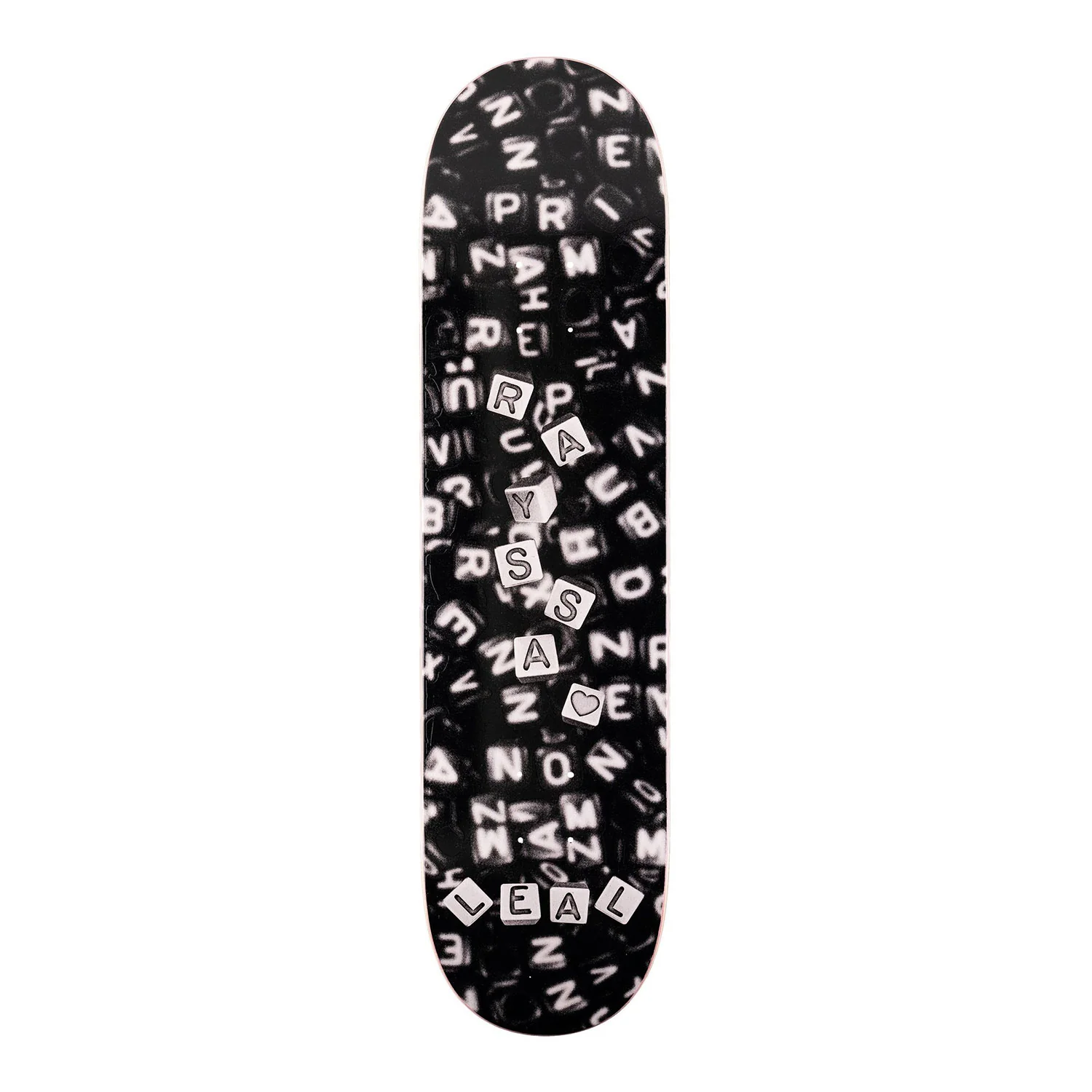April Skateboard Deck Rayssa Leal Beads Black 8" x 31.91"
