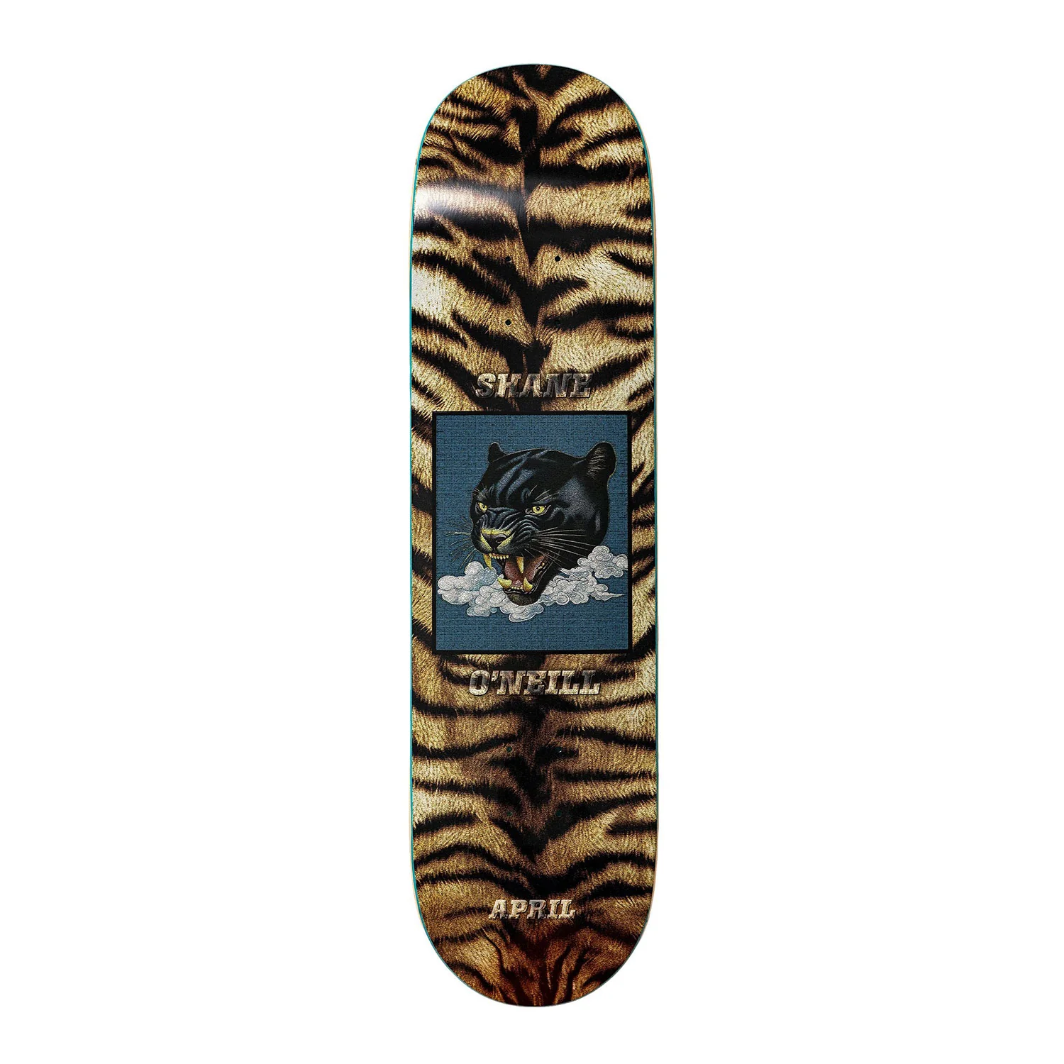 April Skateboard Deck Shane O'Neill Leopard 8.25" x 31.92"