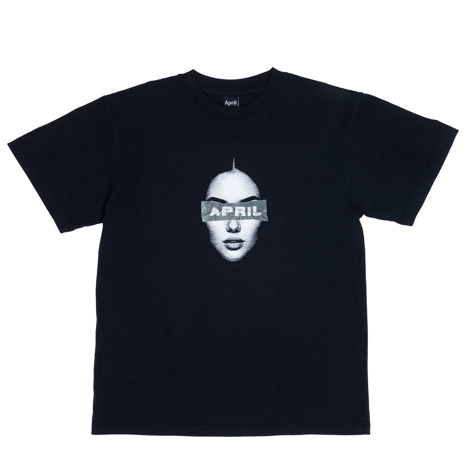 April Skateboard T-Shirt Duct Black