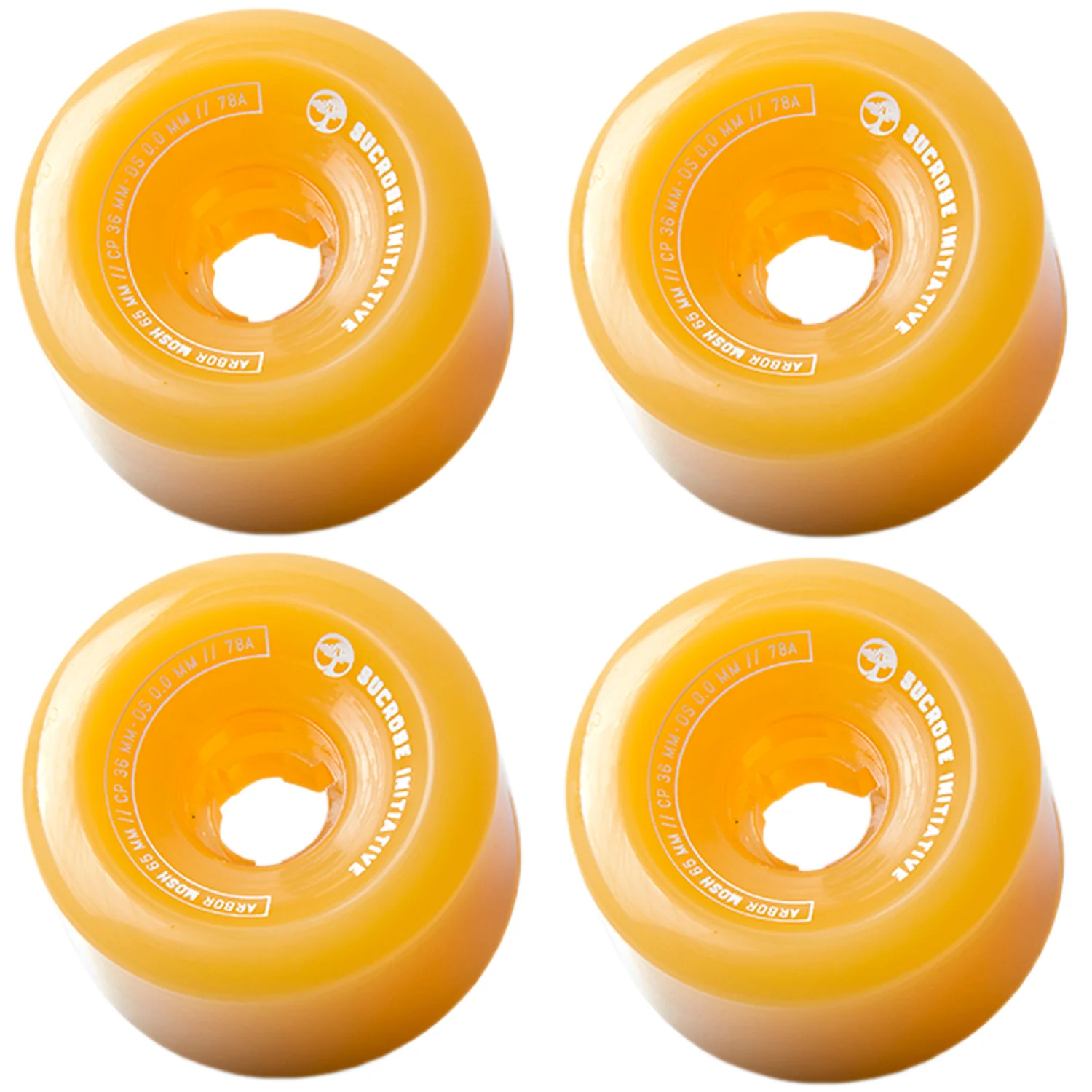 Arbor 65mm Mosh 78A Ghost Yellow