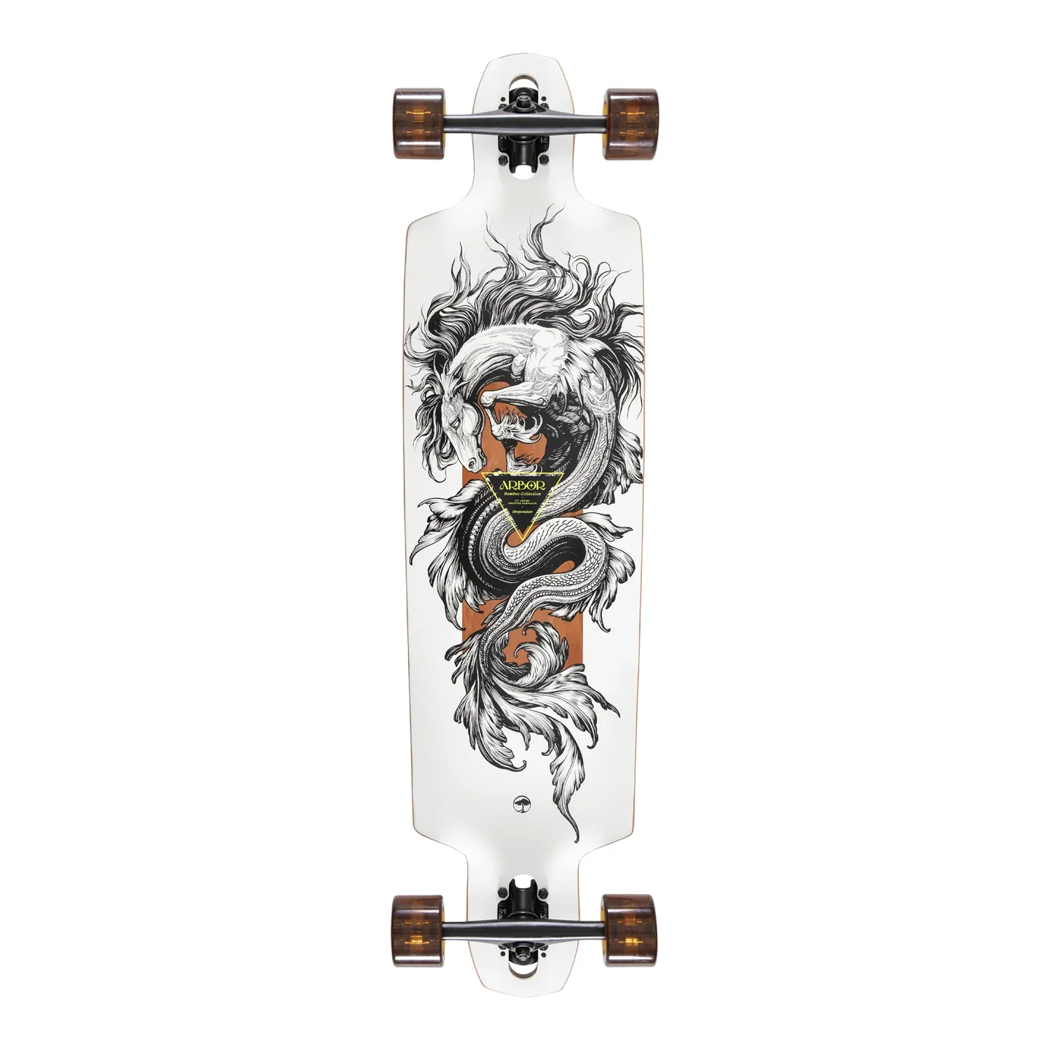 Arbor Longboard Complete Bamboo Dropcruiser K Darmaeva Double Drop 9.75" x 38" - Image 5