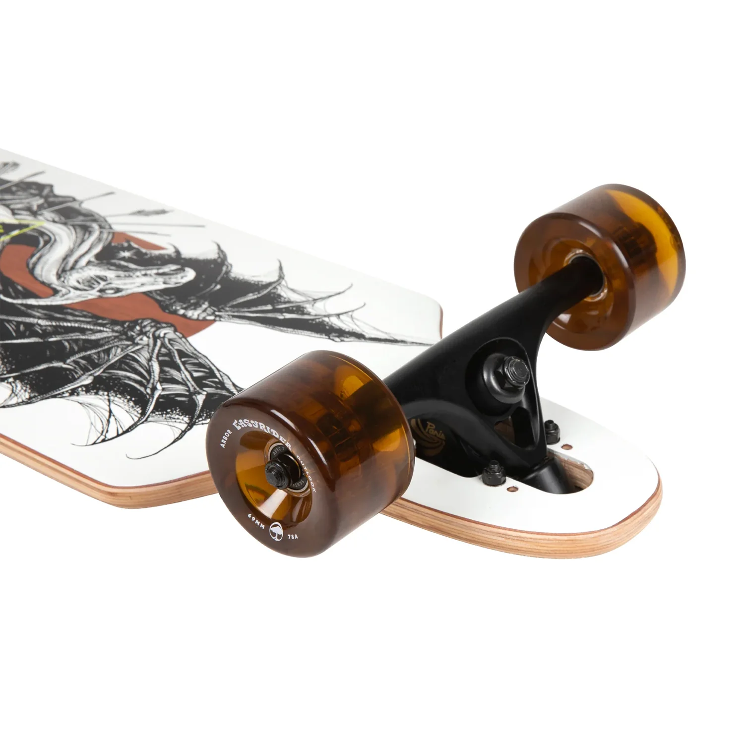 Arbor Longboard Complete Bamboo Zeppelin 36 K Darmaeva Drop Through 9" x 36" - Image 3