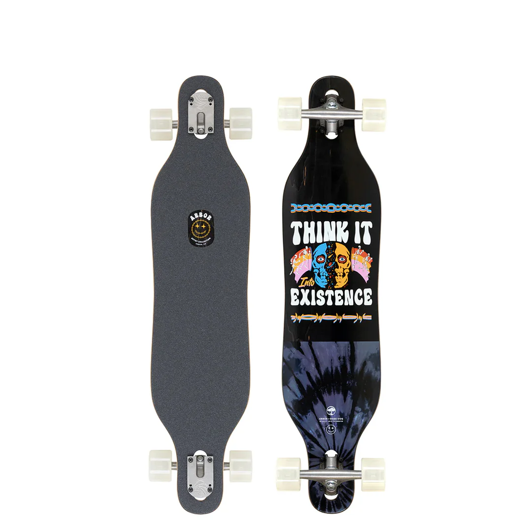 Arbor Longboard Complete Performance Artist Axis Drop Thru Boss Dog 8.5" x 37"