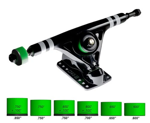 Attack Longboard Trucks Black Star Series RKP 160mm 40 Degree - Image 3