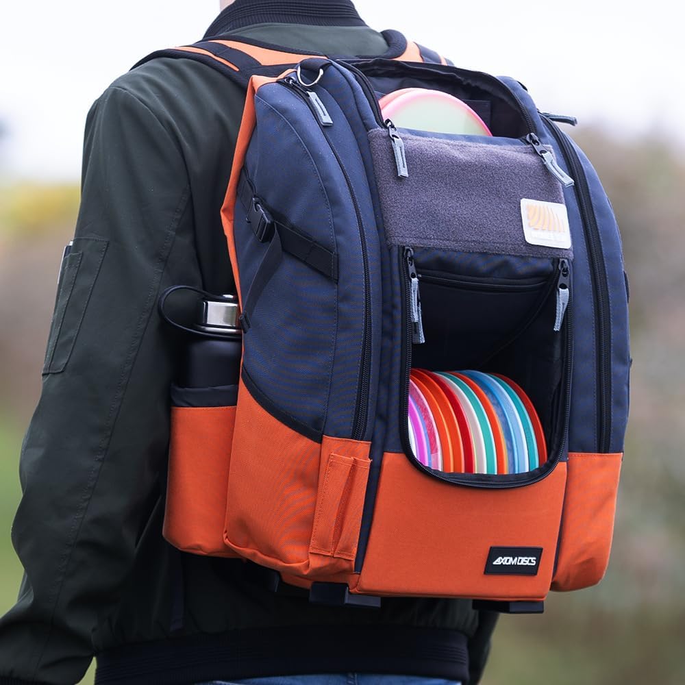 Axiom Disc Golf Backpack Bag - Voyager Slim Backpack - Holds 16-18 Discs - Image 2