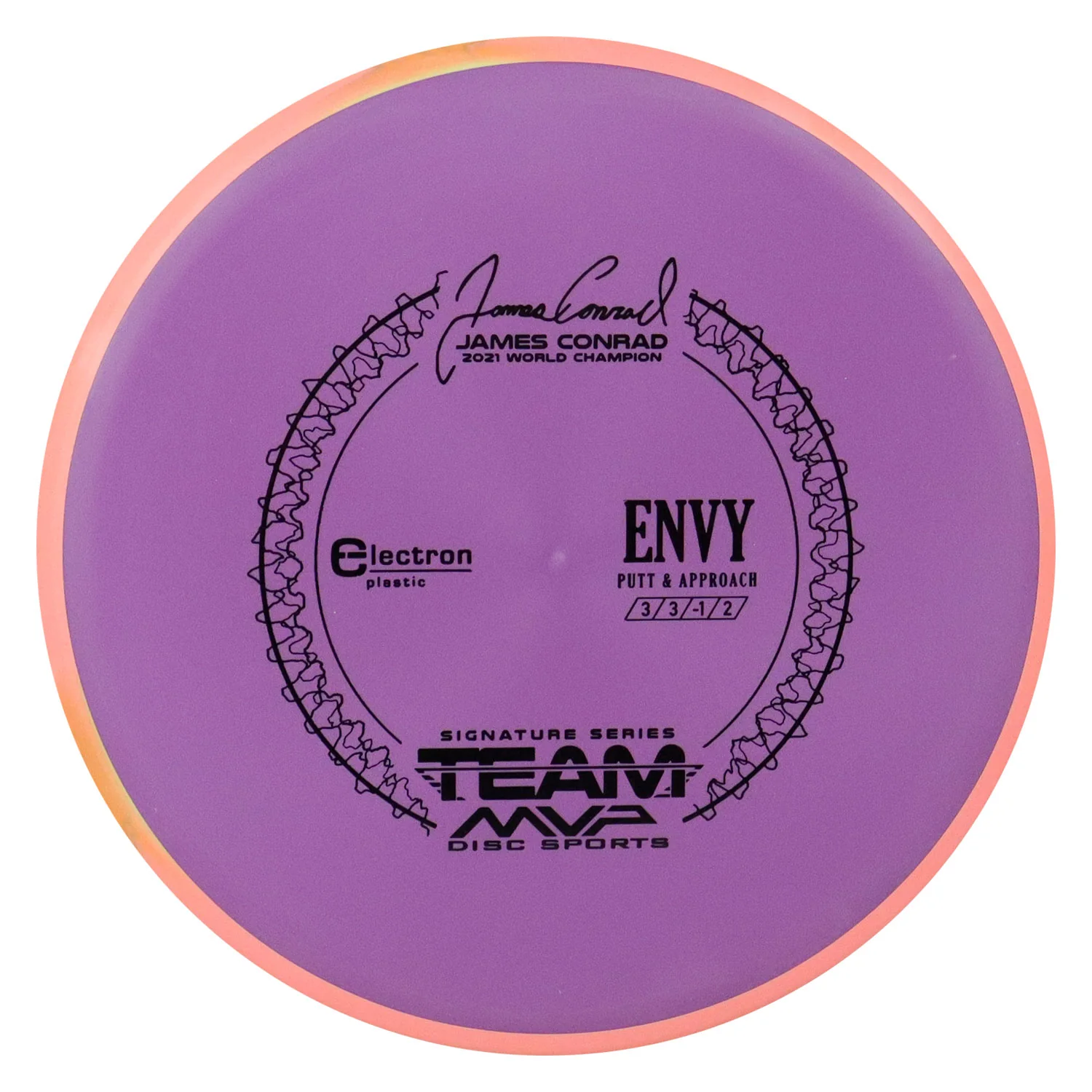 Axiom Disc Golf James Conrad Signature Electron Envy Putter 3/3/0/2 - Choose Exact Disc - Image 10
