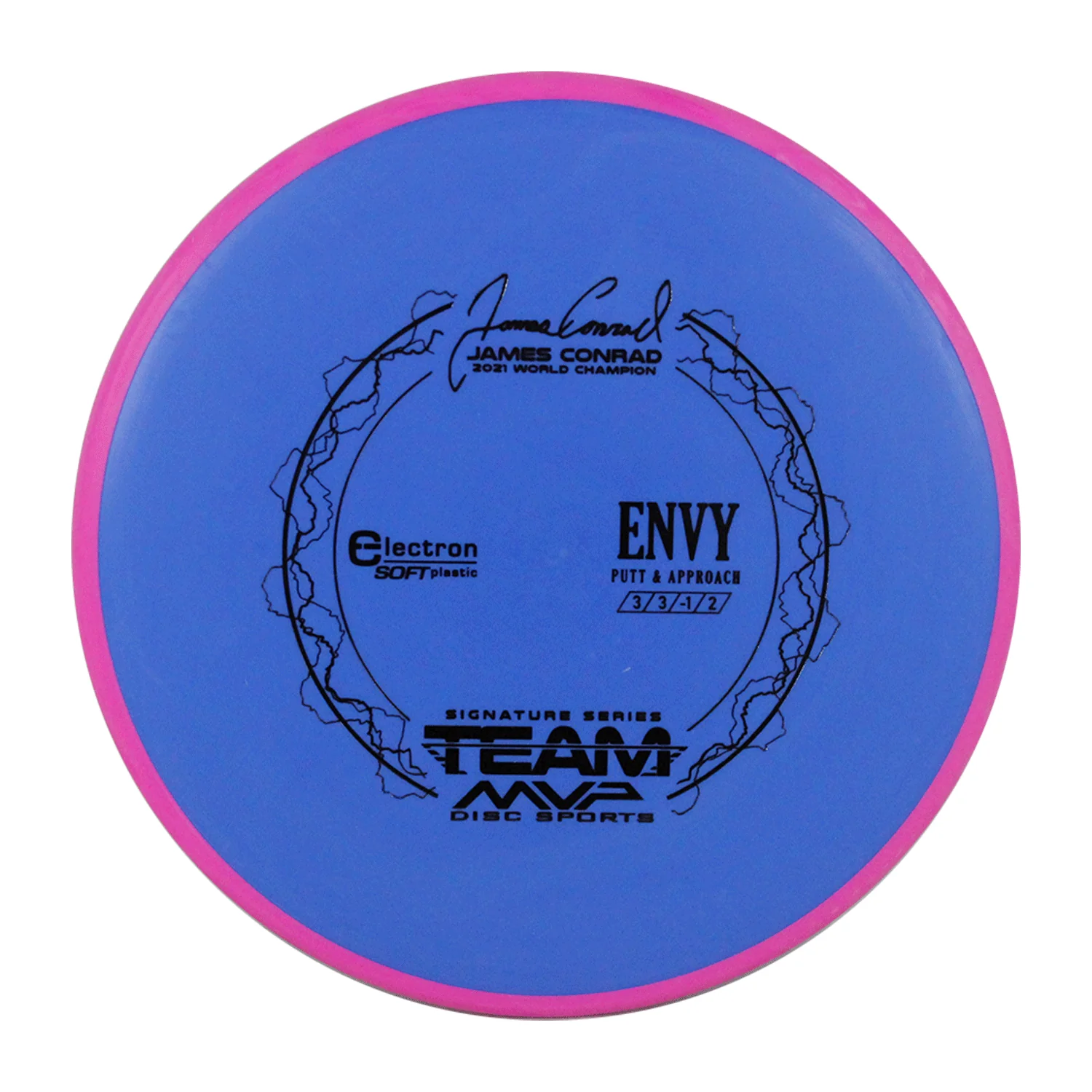 Axiom Disc Golf James Conrad Signature Electron Envy Putter 3/3/0/2 - Choose Exact Disc - Image 15