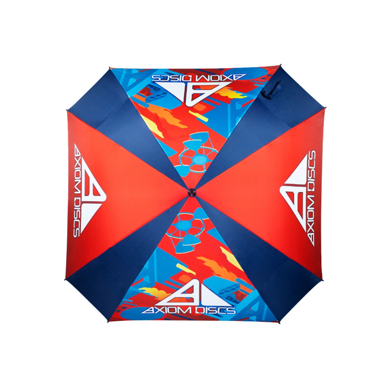Axiom Disc Golf Large UV Square Umbrella - Multi - Image 3