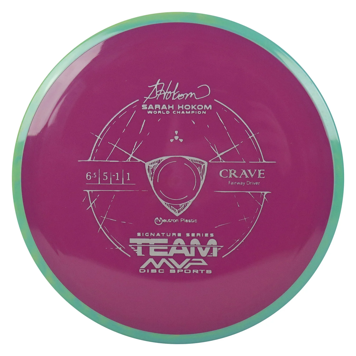 Axiom Disc Golf Sarah Hokom Neutron Crave Fairway Driver 6.5/5/-1/1 Choose Exact - Image 16