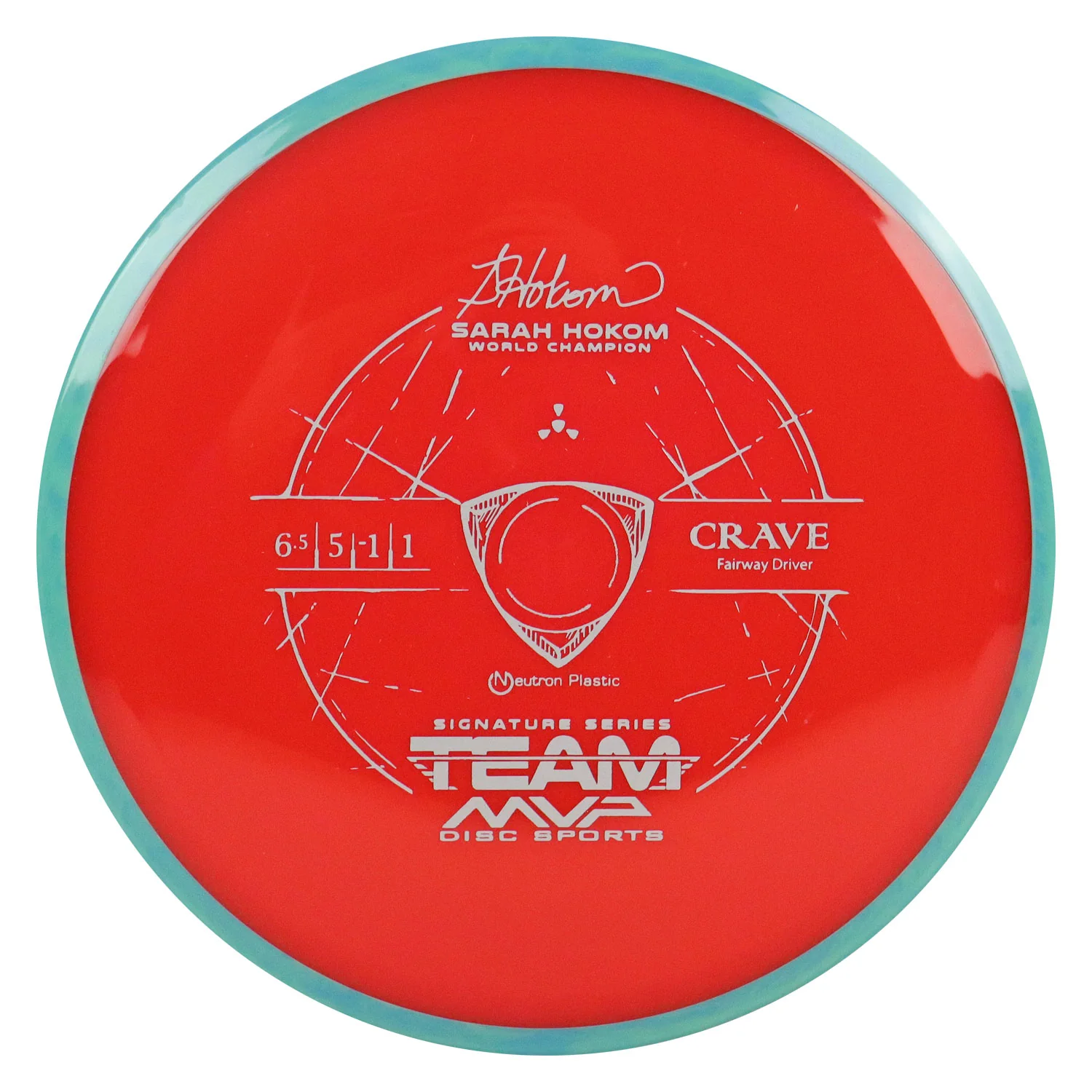 Axiom Disc Golf Sarah Hokom Neutron Crave Fairway Driver 6.5/5/-1/1 Choose Exact - Image 6