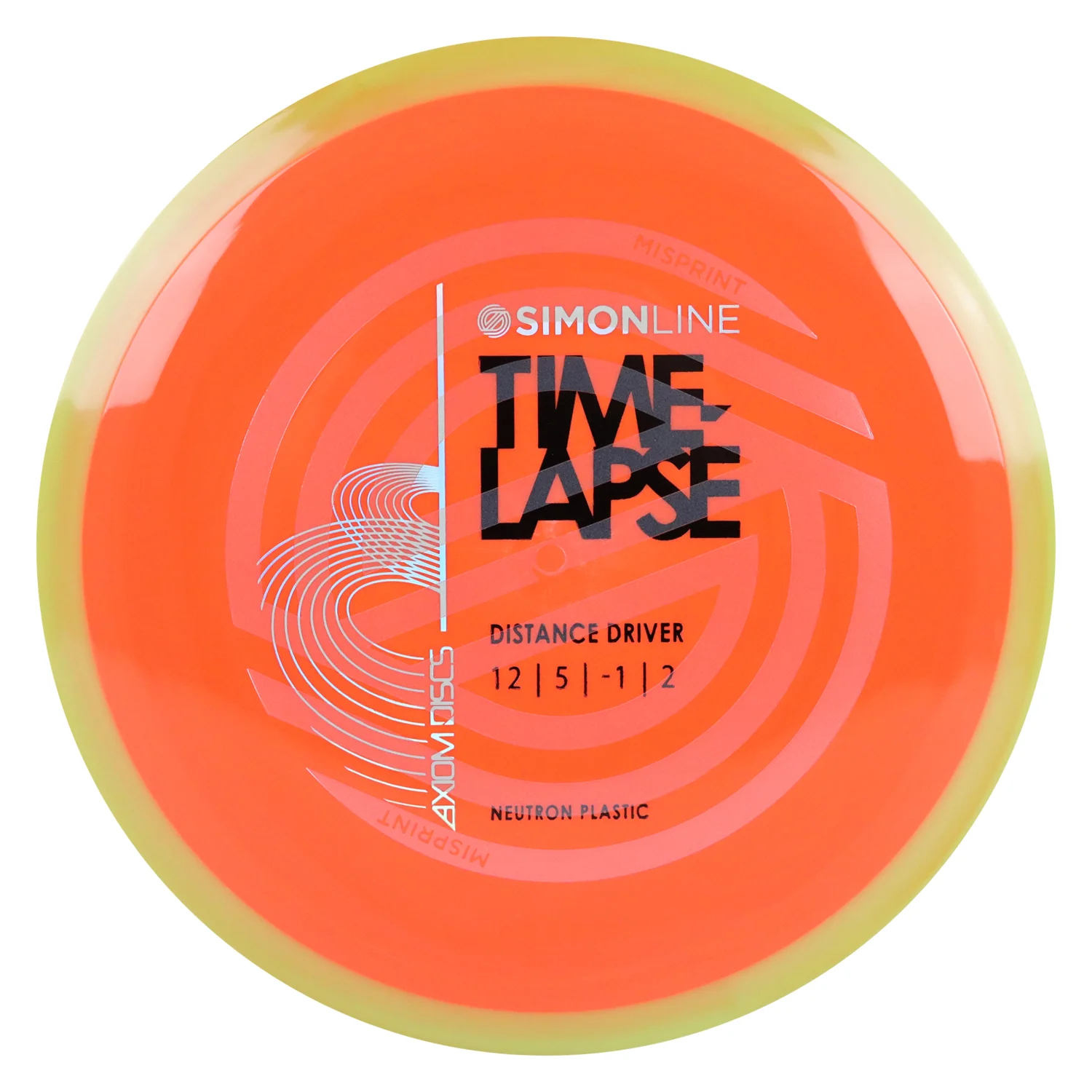 Axiom Disc Golf Simon Line Neutron Time-Lapse Retooled Misprint Distance Driver 12/5/-1/2 - Image 13