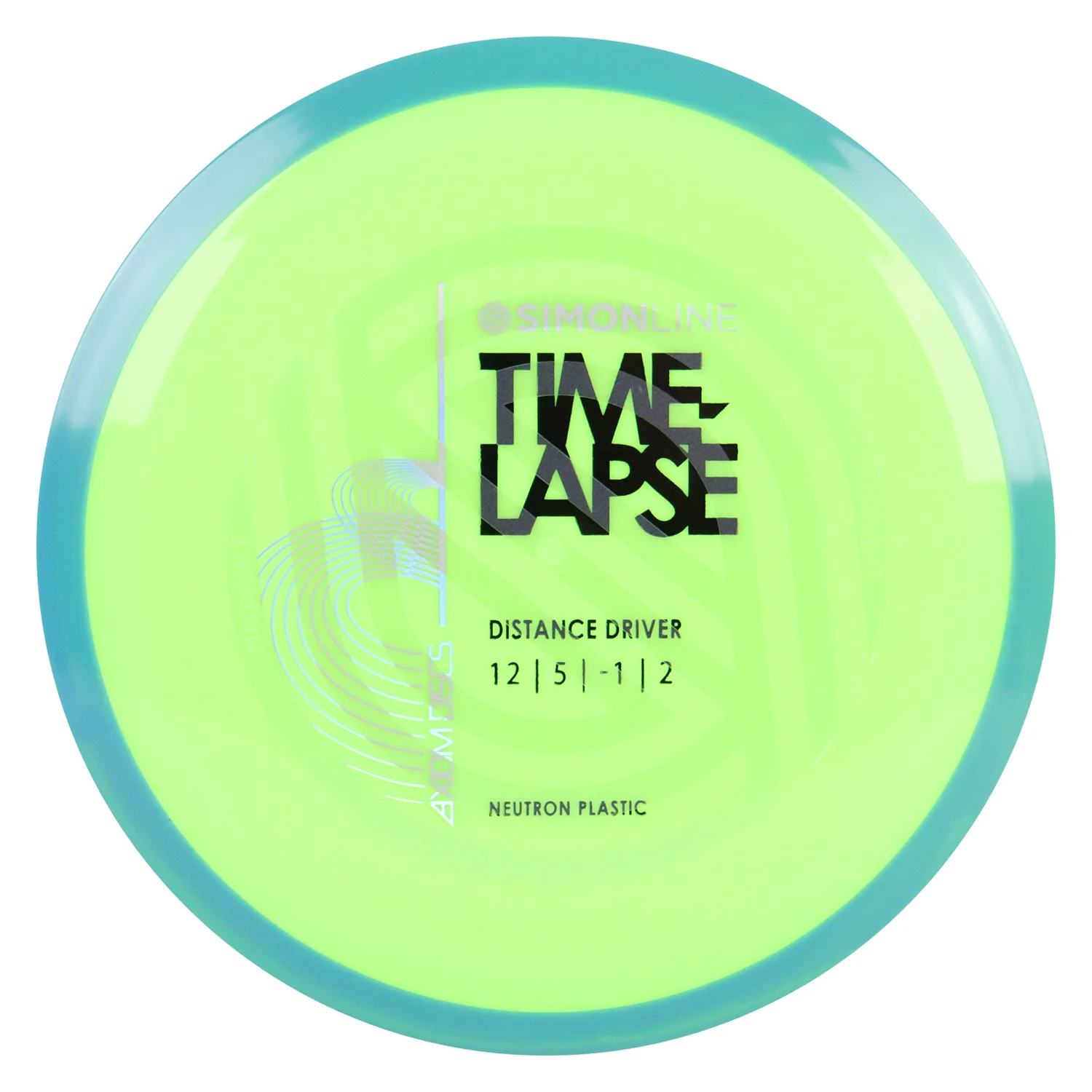 Axiom Disc Golf Simon Line Neutron Time-Lapse Retooled Misprint Distance Driver 12/5/-1/2 - Image 9