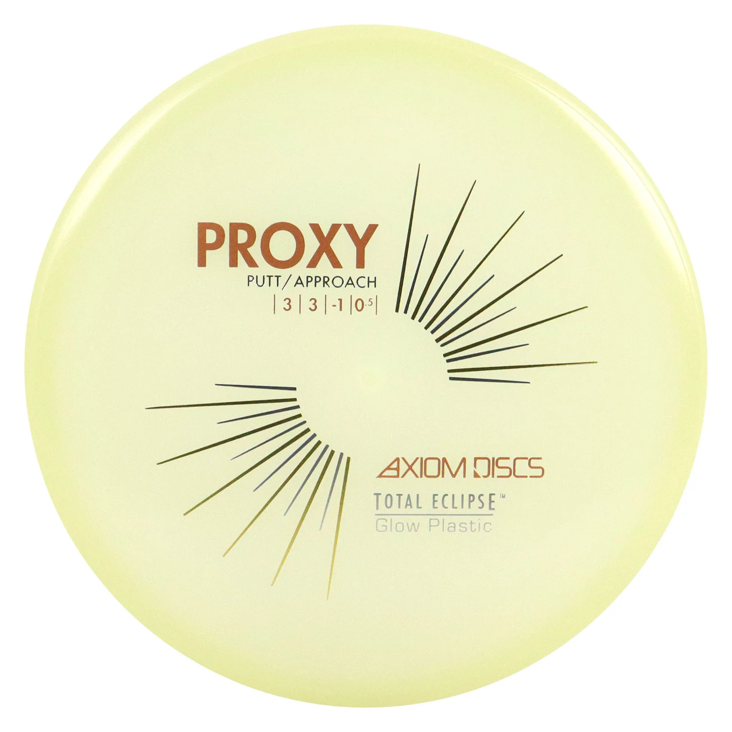 Axiom Disc Golf Total Eclipse Glow 2.0 Proxy Putter 3/3/-1/0.5 - Choose Exact Disc - Image 6