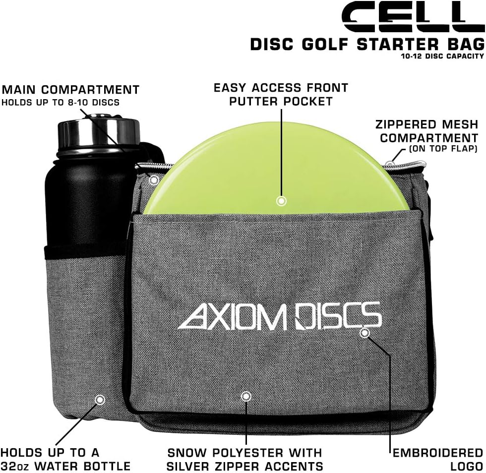 Axiom Discs Disc Golf Shoulder Bag - Cell - Holds 12 Discs - Choose Color - Image 22