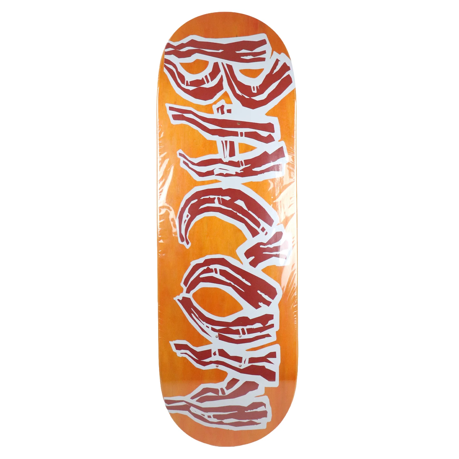Bacon Skateboard Complete Logo Veneer Orange 10" x 33" - Image 2