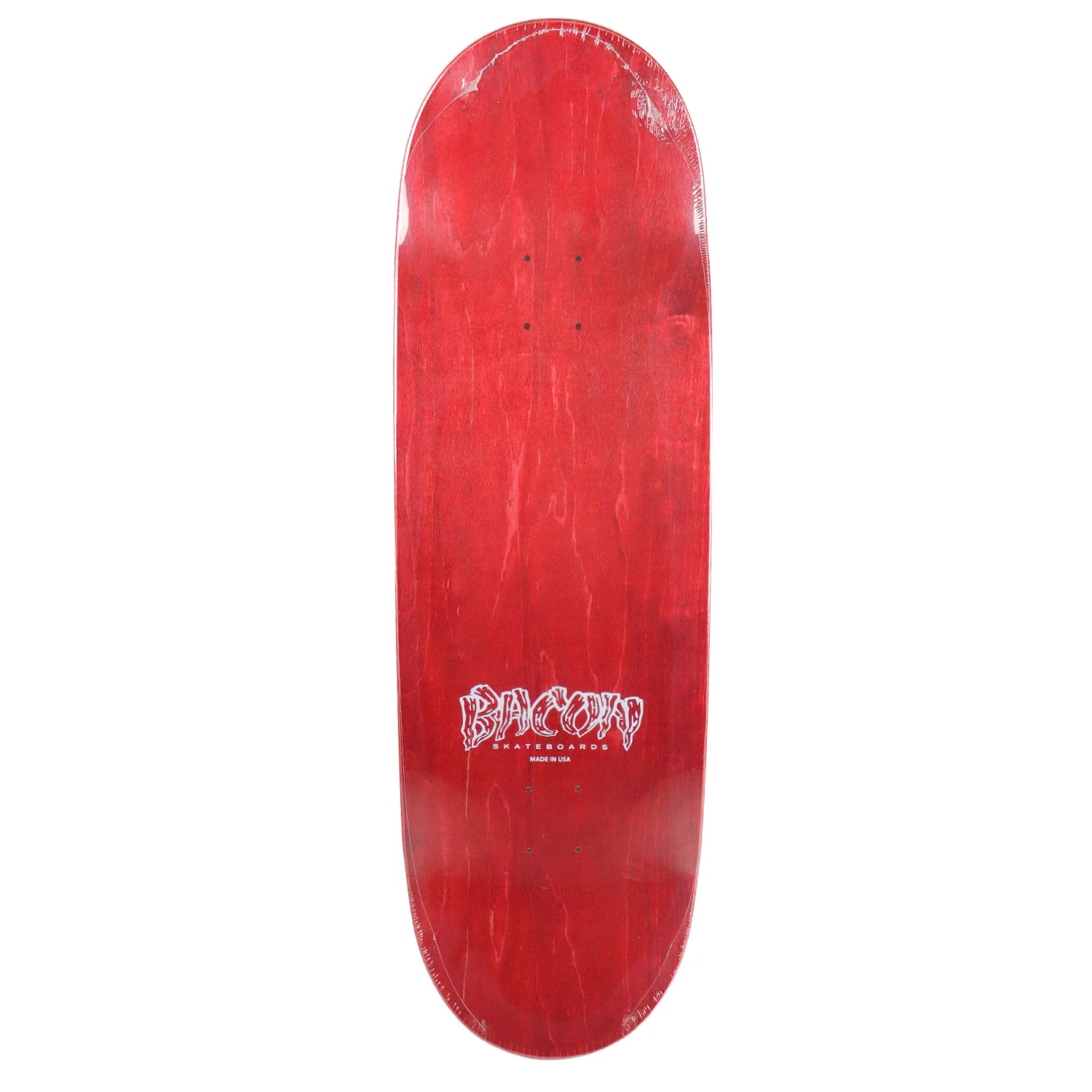 Bacon Skateboard Complete Logo Veneer Red 10" x 33" - Image 2