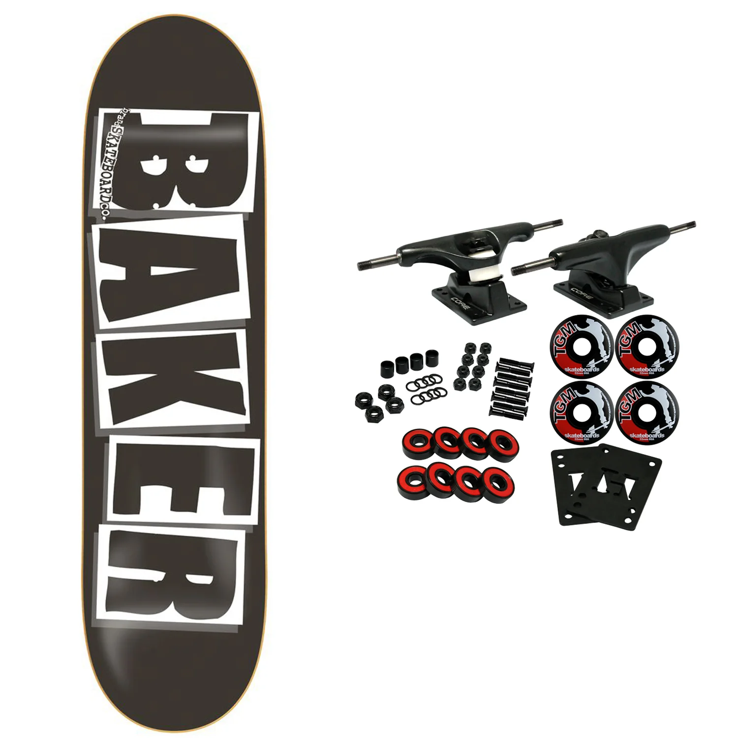 Baker Complete LOGO BLACK/WHITE 8.0"