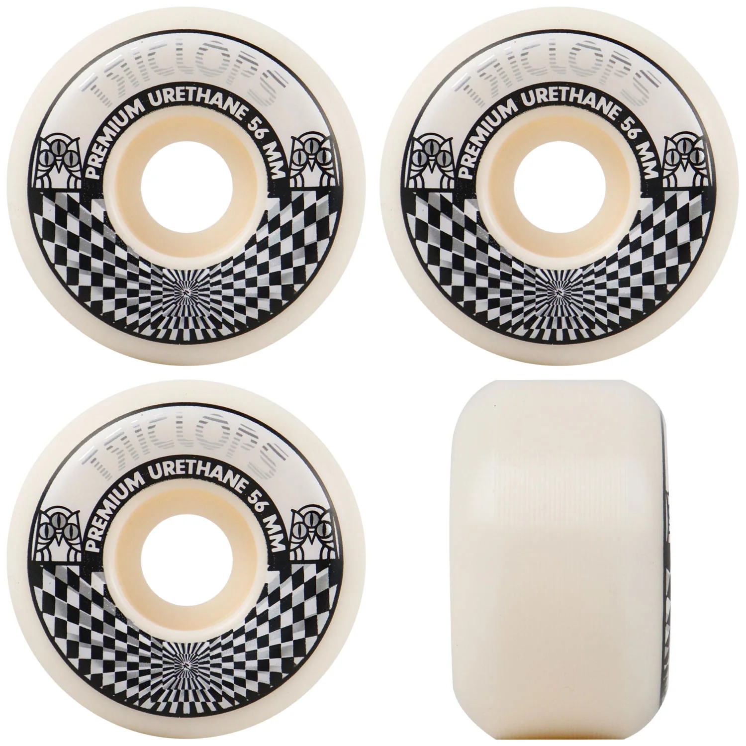 Baker Logo Skateboard Black/White 8.25" x 31.5" with Independent Trucks, Triclops Wheels - Image 4