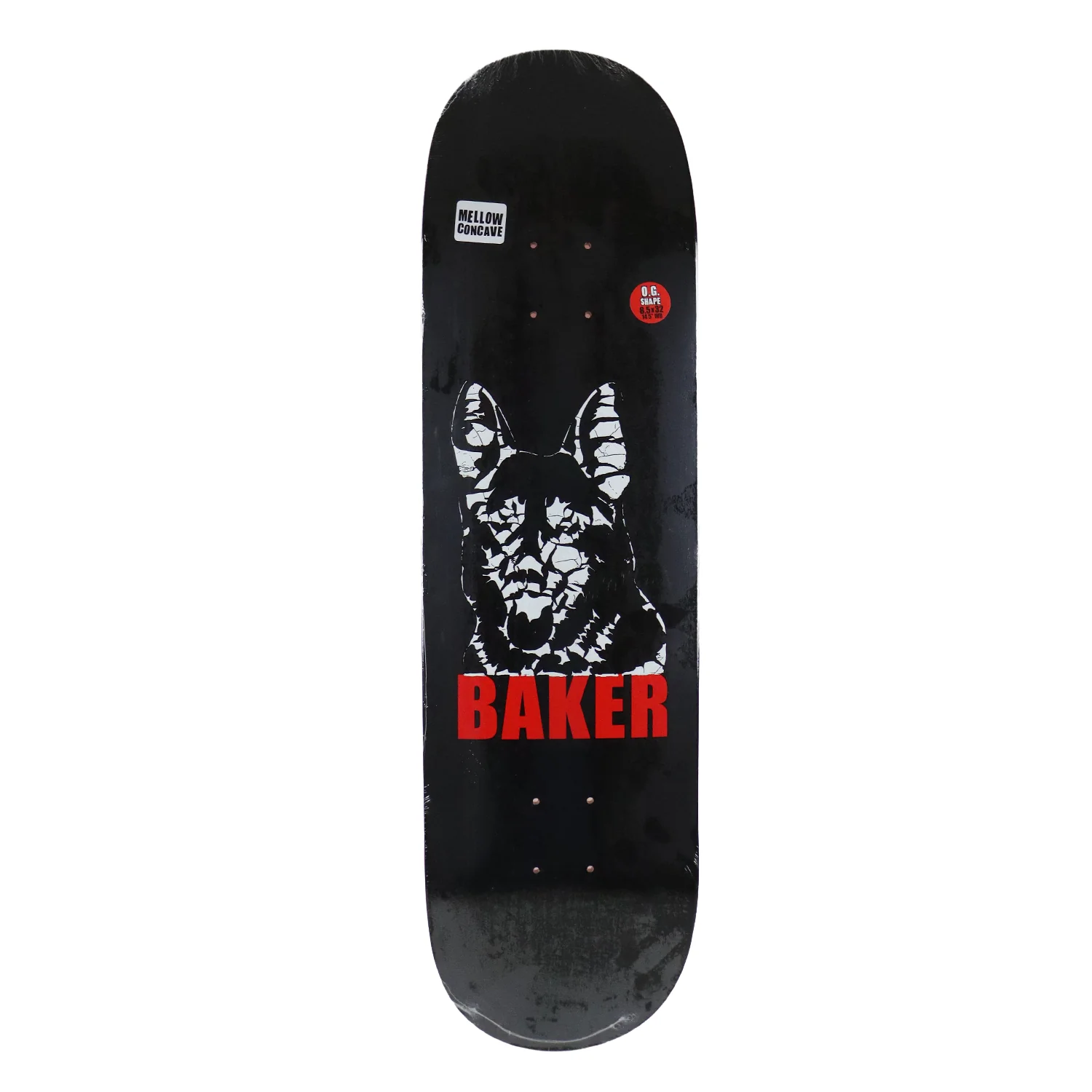 Baker Skateboard Deck Figgy Bad Dawg Black 8.5" x 32" - Image 2